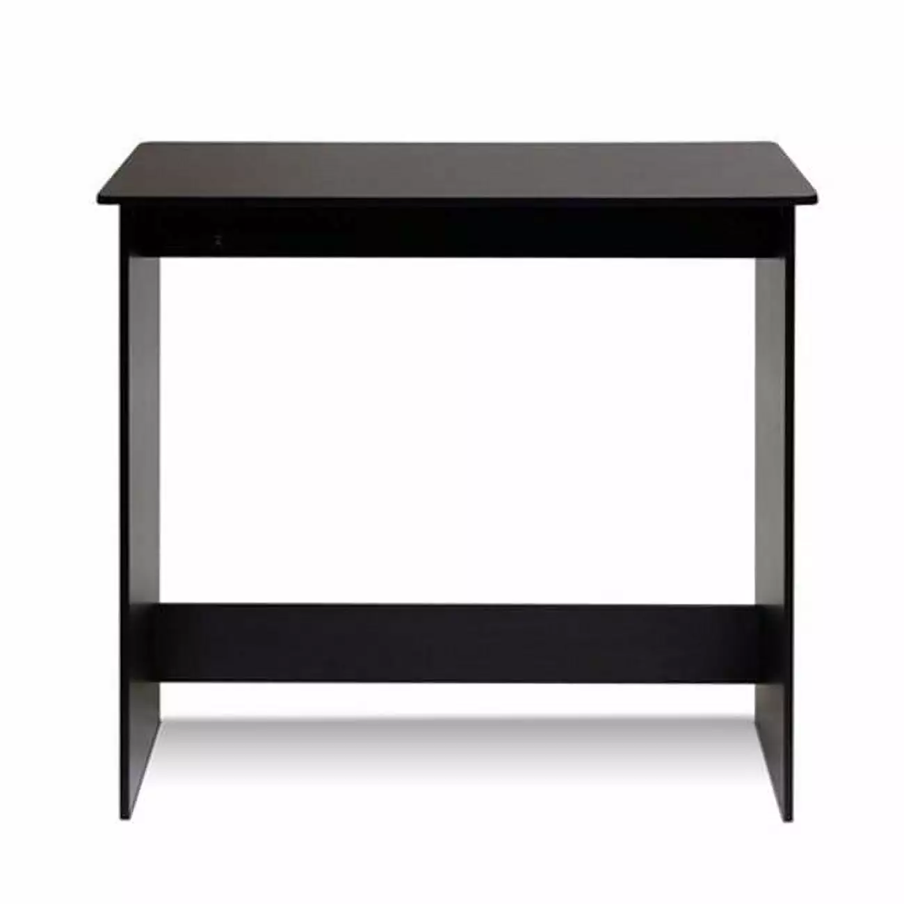 Simplistic Study Table Espresso Compact Home Office Desk 29.75 x 31.5 x 15.5 Inches Lauren Ralph Lauren