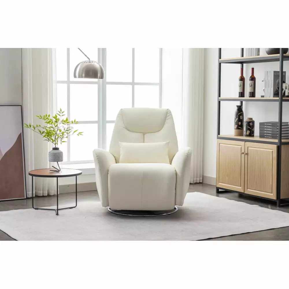 DeeHome 270° Swivel Power Recliner Intelligent Voice Control Bluetooth Music and USB Ports
