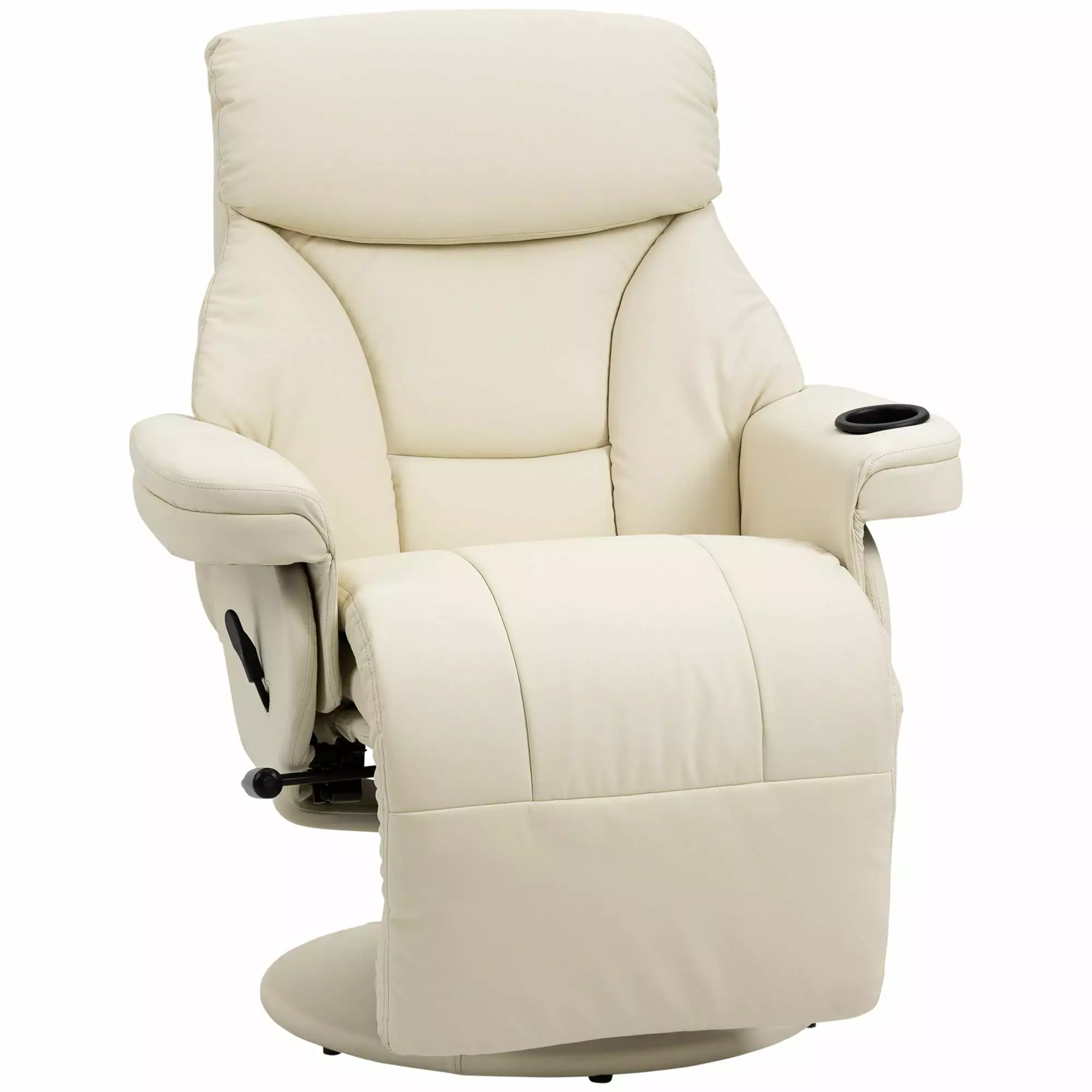 Crawford Swivel Recliner Armchair Cream Modern Living Spaces Go Green Woods