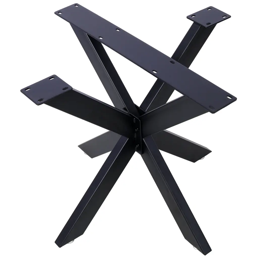 Spider Influenced Steel Table Legs 28H X32W X 33D Metal Dining Table Frame g-h