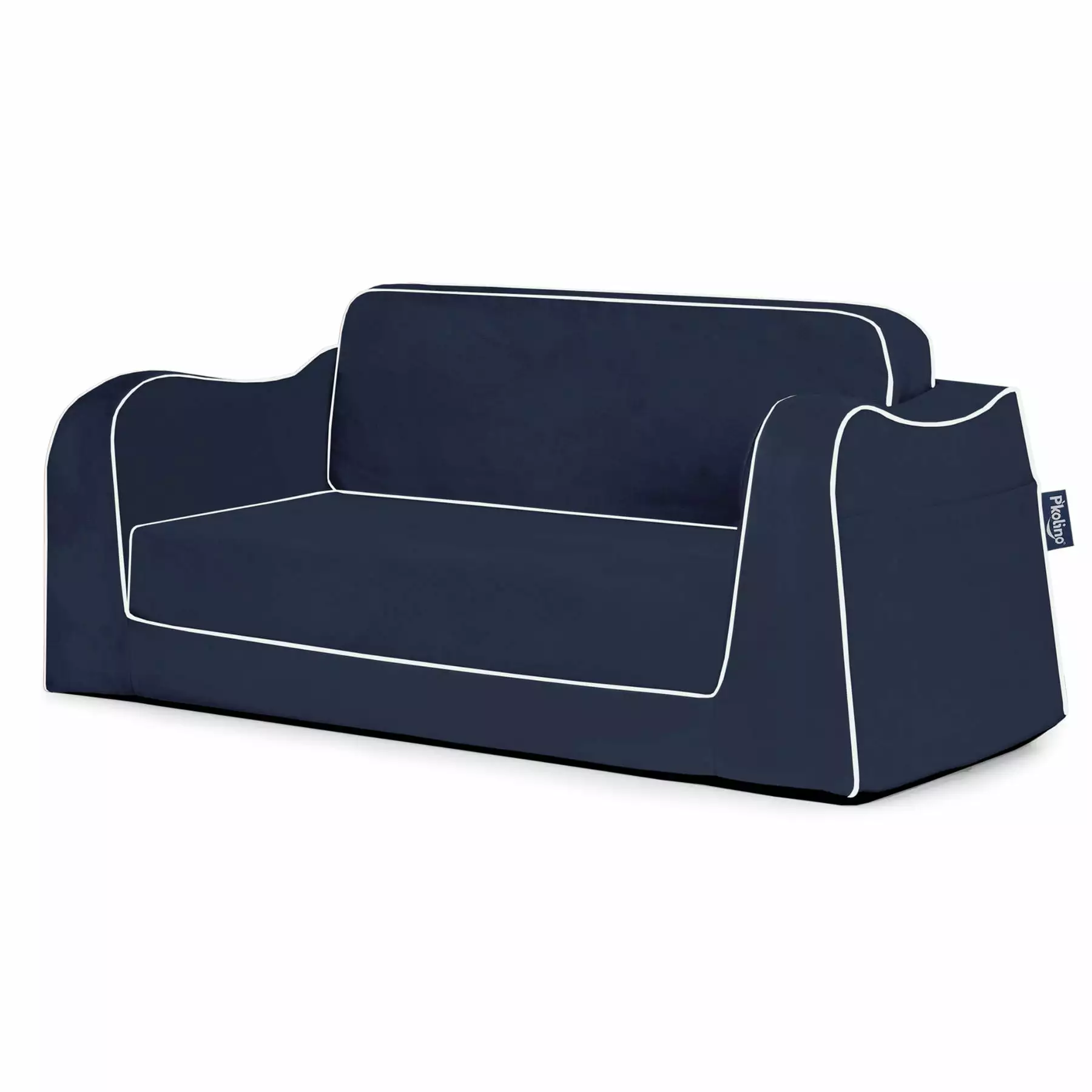 P'kolino Little Reader Toddler Sofa Navy Blue Kids Playroom Furniture