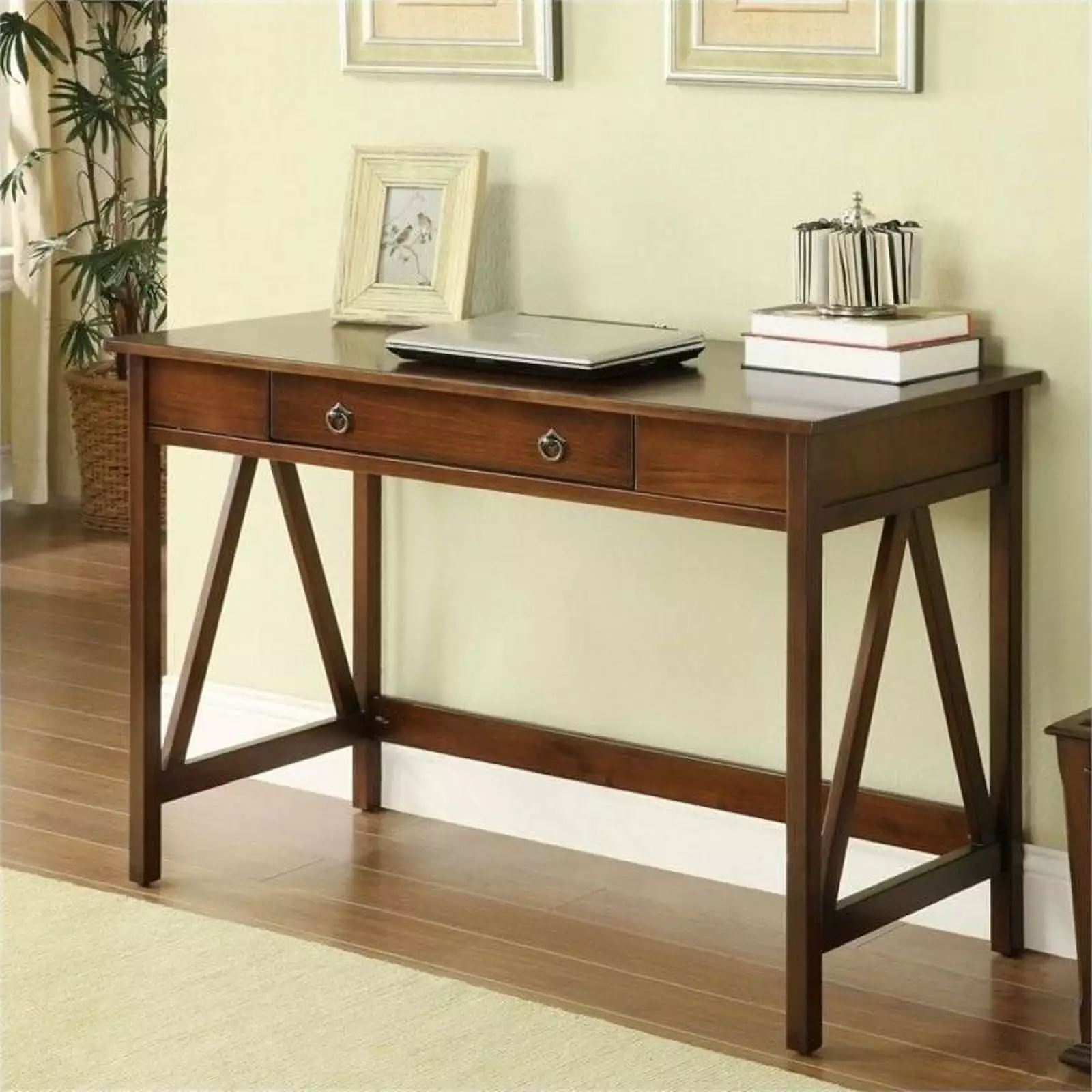 Bowery Hill Writing Desk Antique Tobacco Traditional Office Furniture