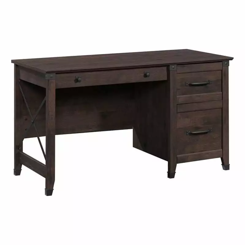 UrbanPro Traditional Engineered Wood Desk Coffee Oak - Stylish Home Office Furniture