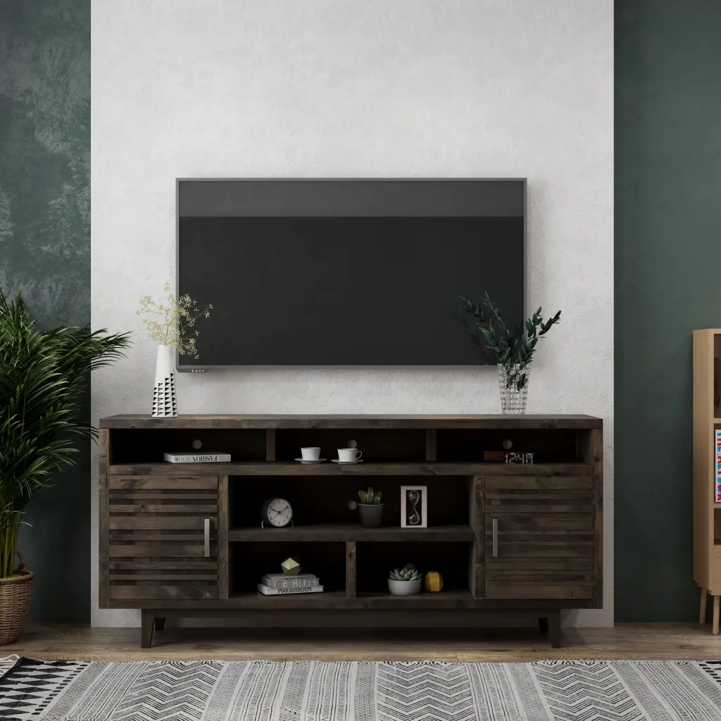 Avondale 76 Inch TV Stand Console TVs Up to 90 Inches No Assembly bridgevine home