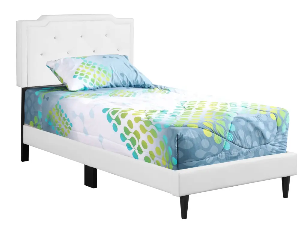 Deb G1118 TB Up Twin Bed All One Box White Foam PU glory furniture