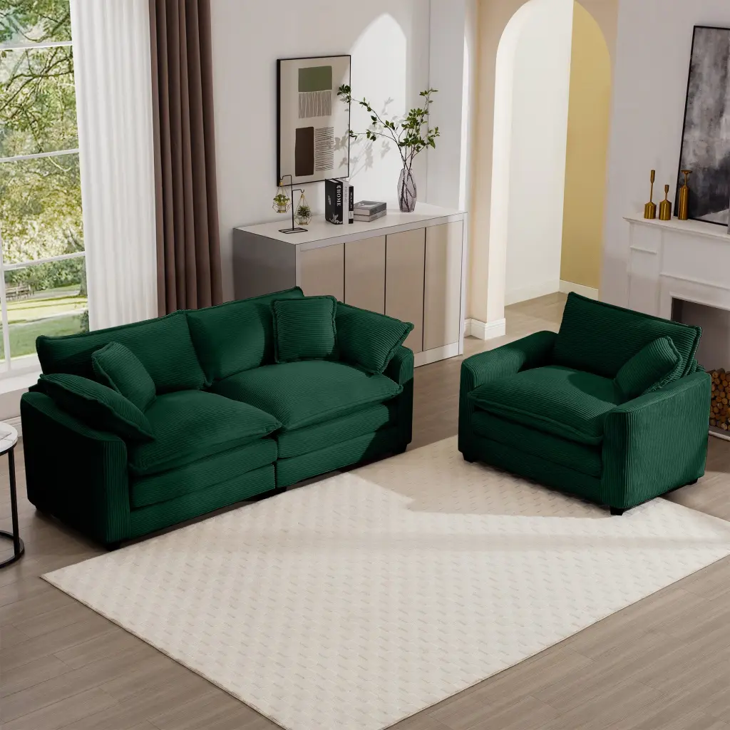 Modern Living Room Sofa Two Piece Set Living Room And Bedroom ui furniture