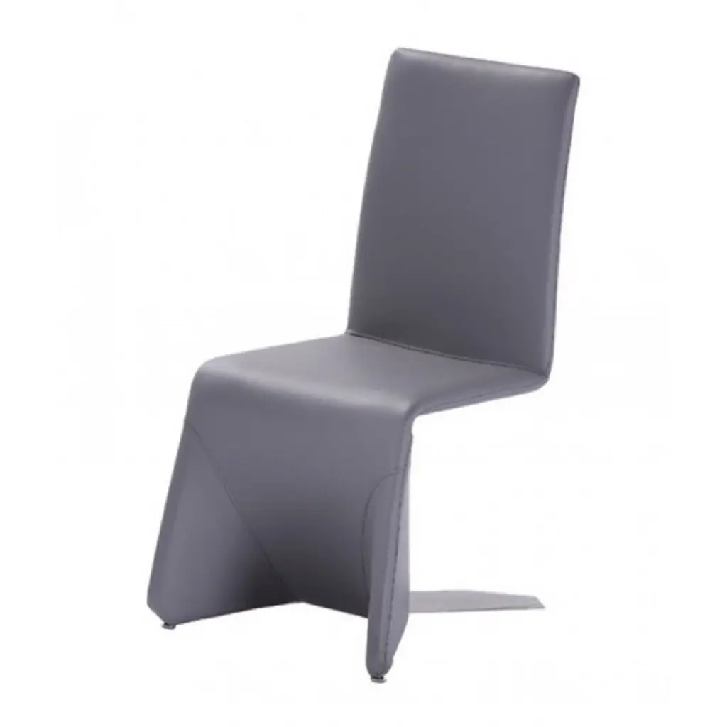 Fully Upholstered Metal Frame Dining Chair Set 2 Gray Gray Metal Dining Chairs royal hampton