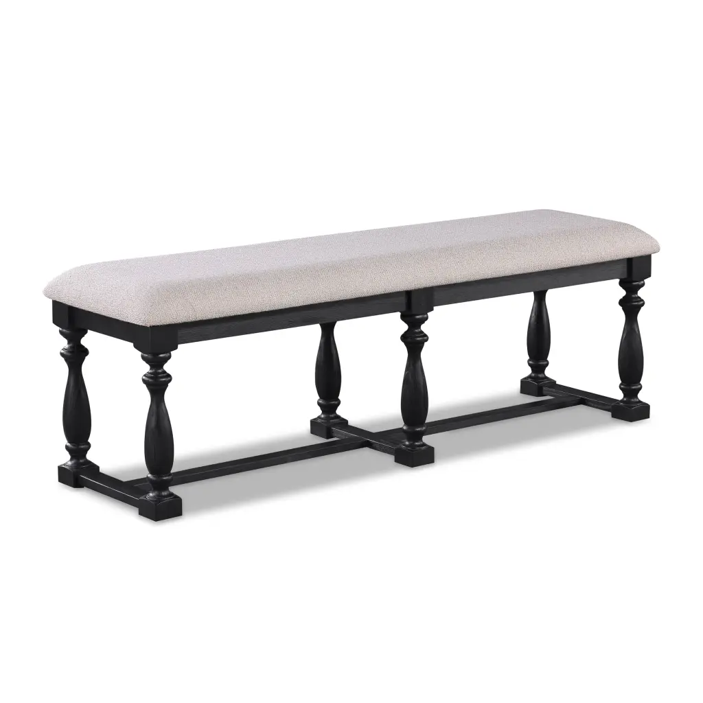 1 Piece Transitional Relaxed Vintage Style Charcoal Black Finish Quality Side Table kanepe