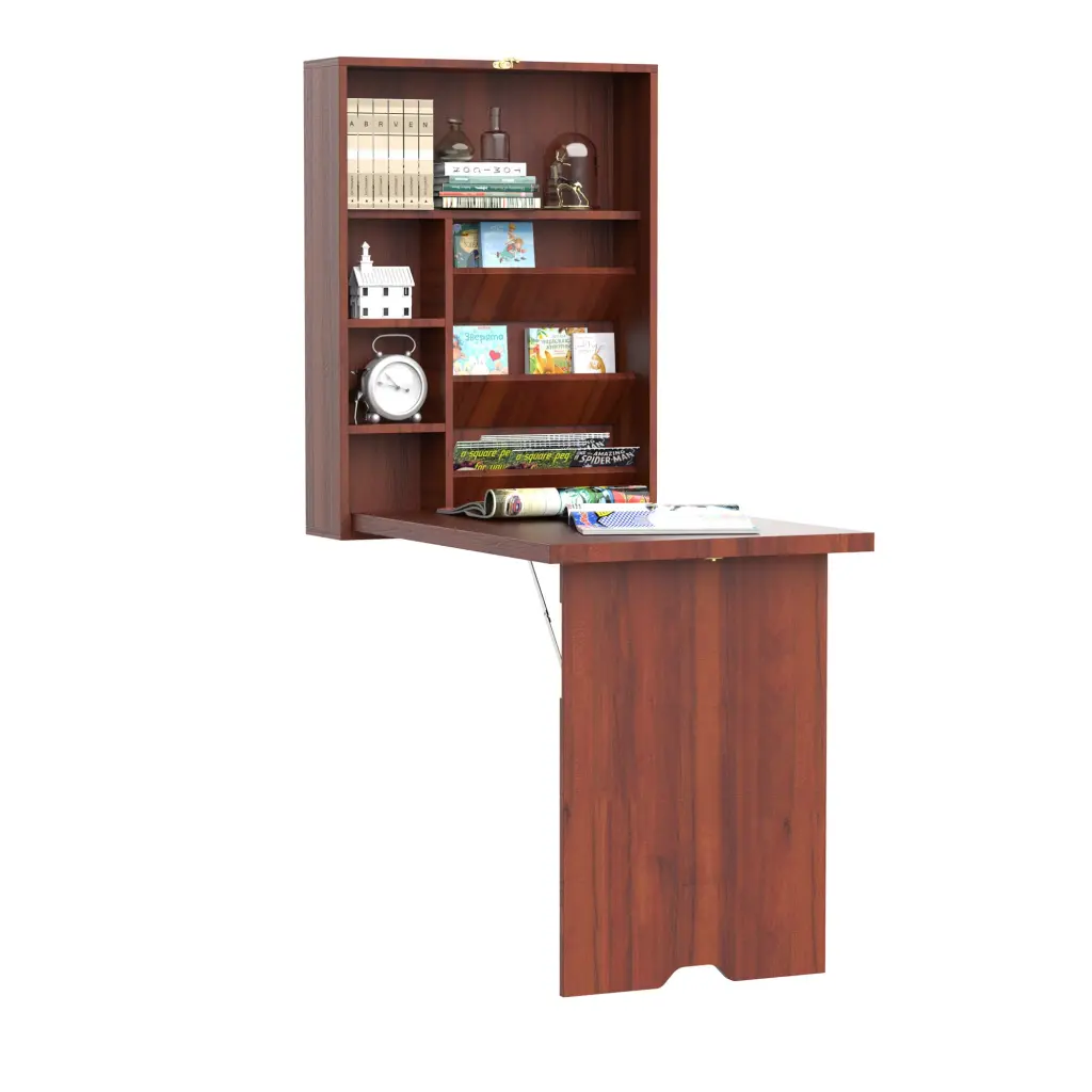 Homcom Wall Mounted Desk - Fold Out Convertible Multi Function Compact Desk aosom business