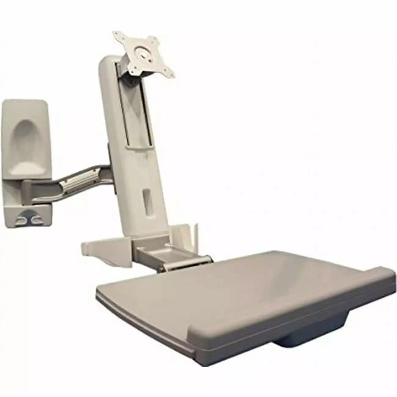 Sit Stand Wall Mounted Computer Workstation System EZGeneration