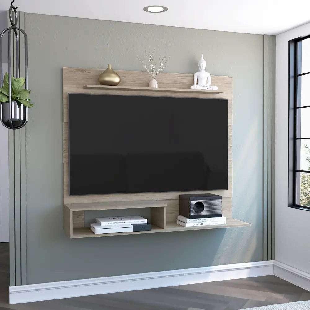 Floating Entertainment Center TV Up to 55 Inches Storage Shelves rta mubles colombia