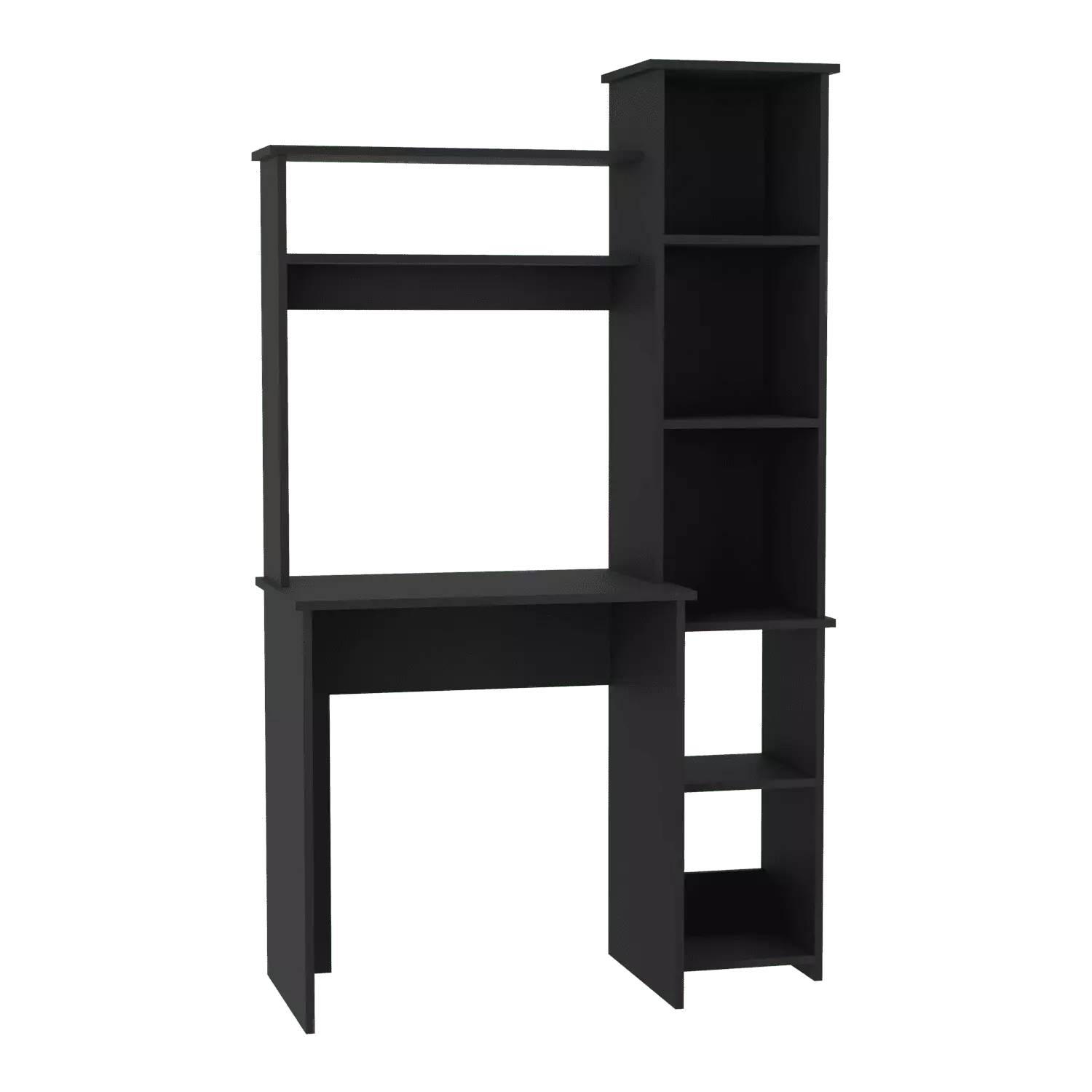 Versalles Writing Desk Two Superior Shelves Bookshelf Home Office Workstation TUHOME
