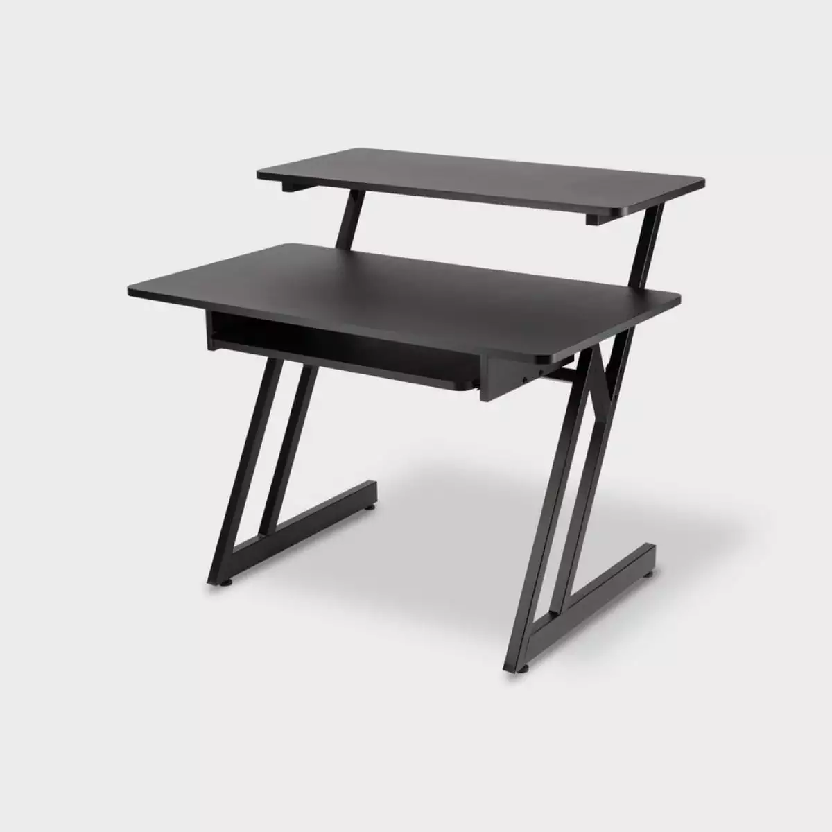 On-Stage WS7500B Black Wood Workstation Desk On-Stage Stands