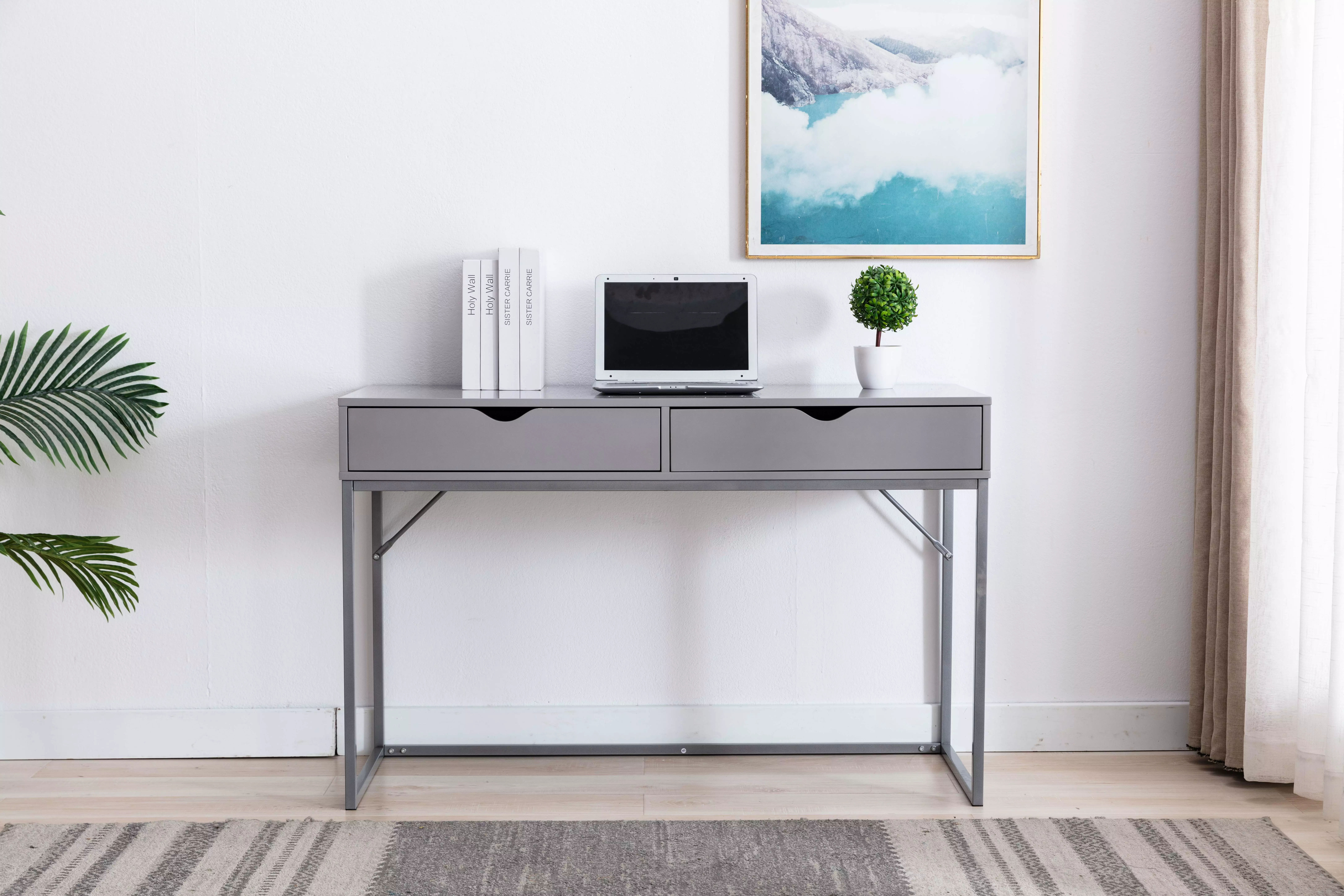 Morgan Writing Desk Gray 30.1H ACEssentials