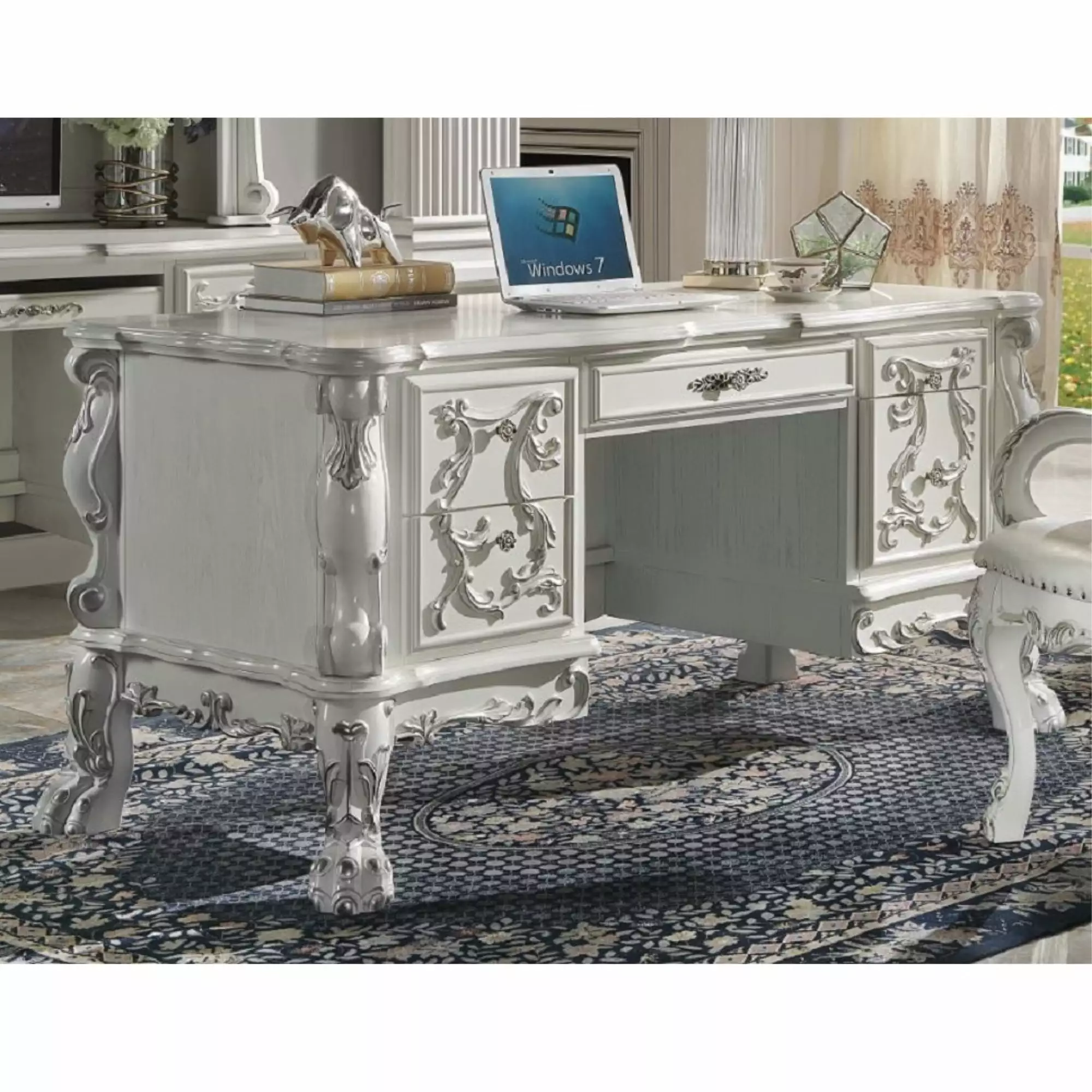 Acme Furniture Dresden Executive Writing Desk Classic Design