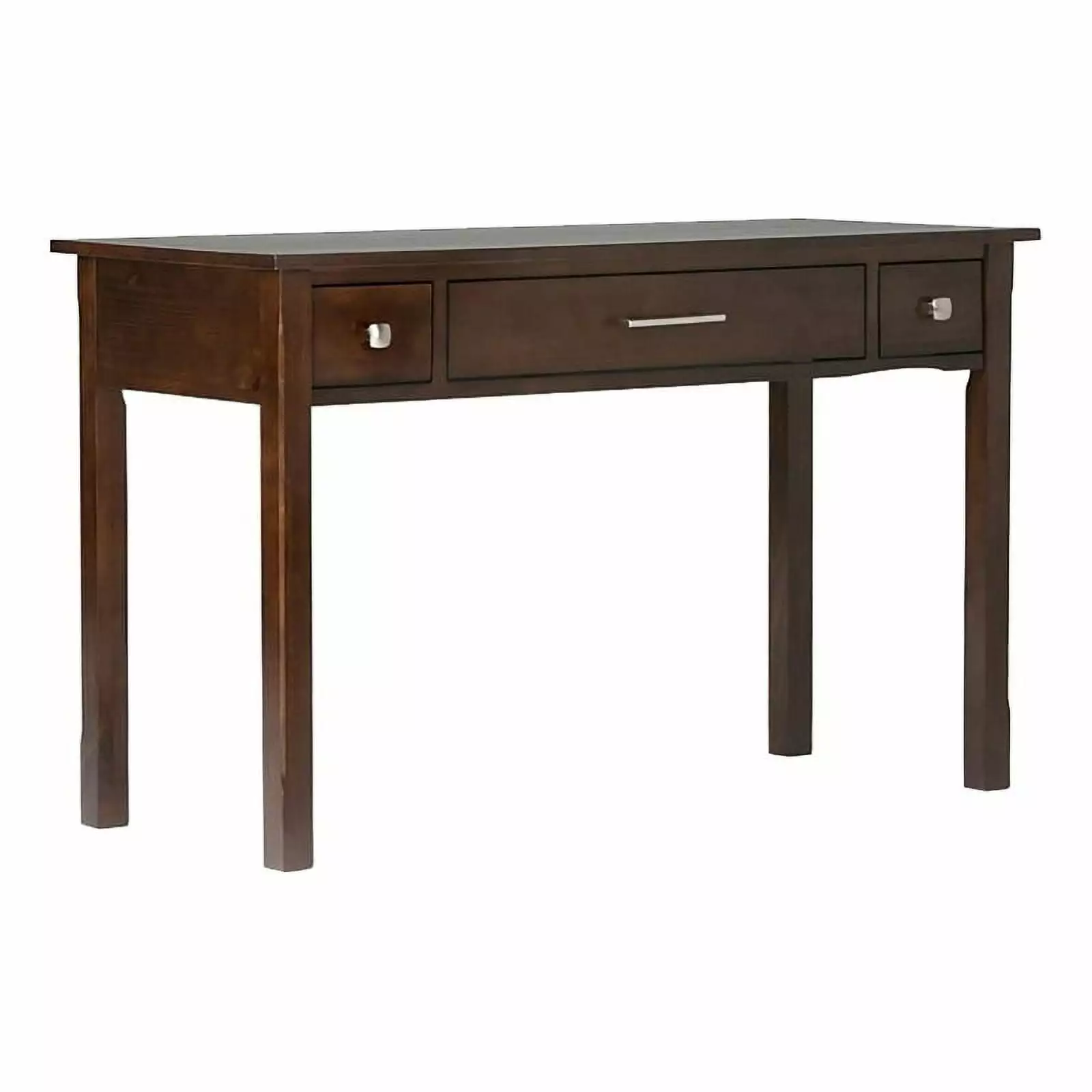 Atlin Designs Contemporary Wood Home Office Desk Tobacco Brown - Elegant Workstation