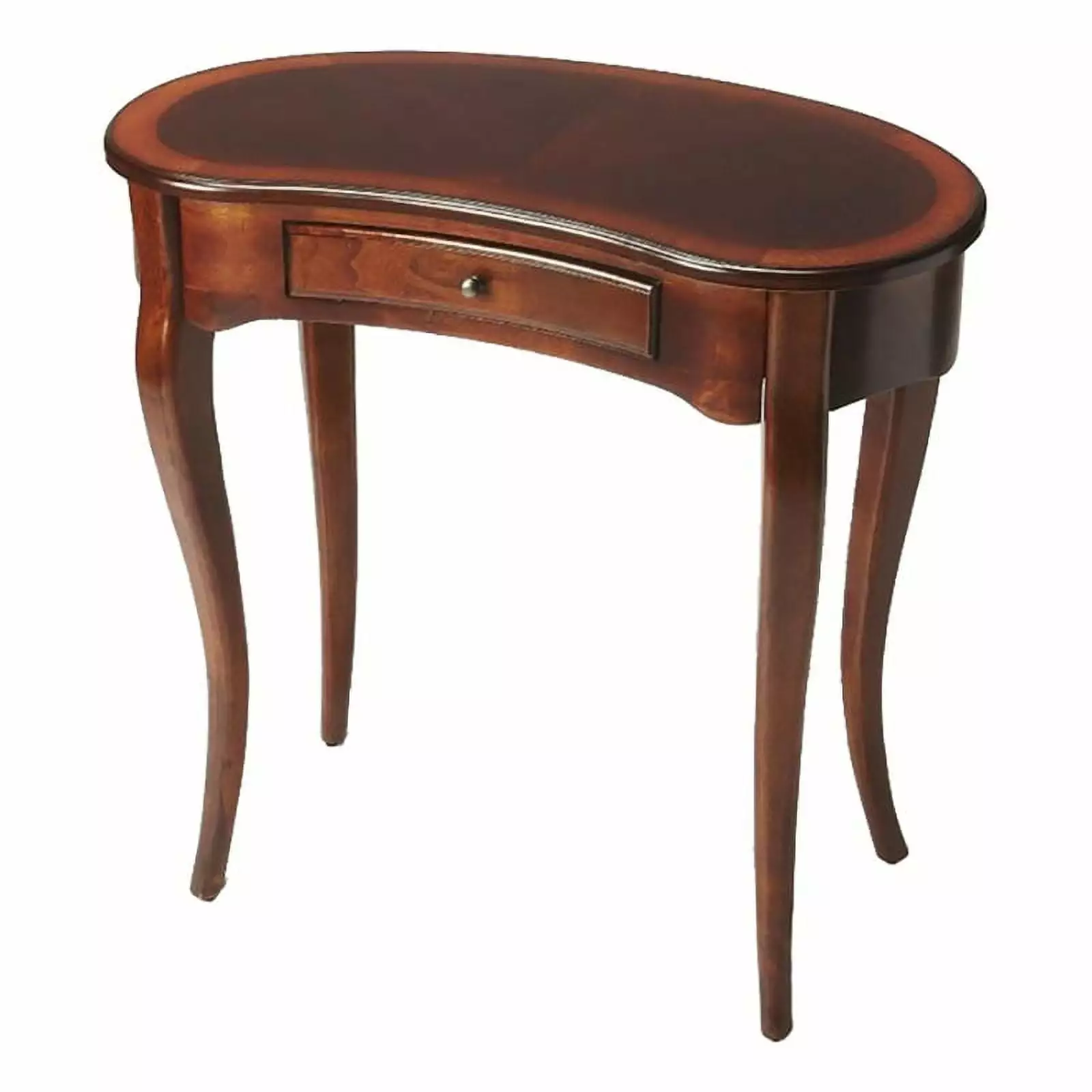 Beaumont Lane Traditional MDF Wood Writing Desk Dark Brown