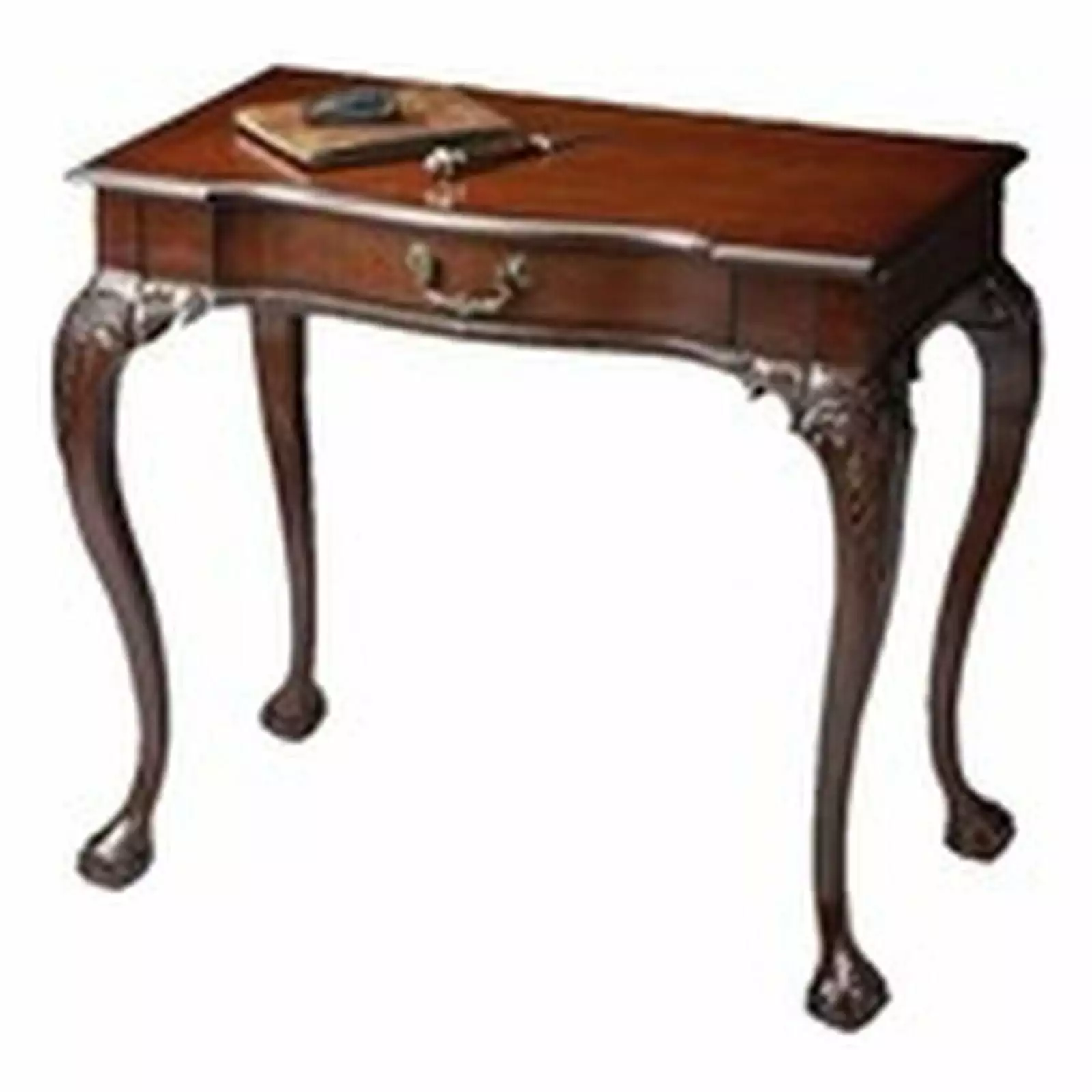 Beaumont Lane Traditional Wood Writing Desk Cherry Finish