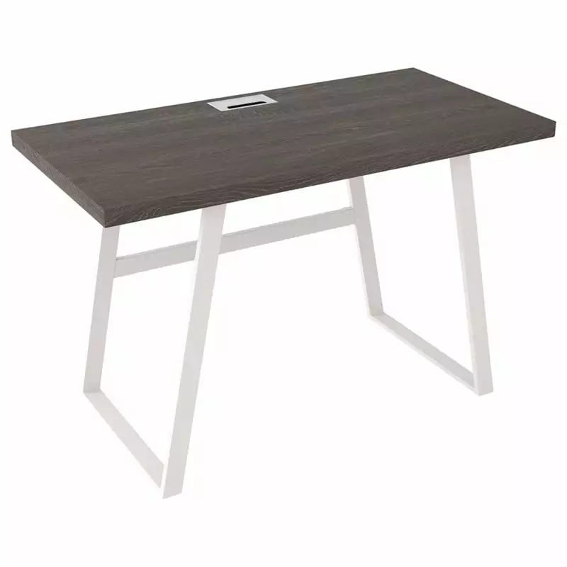 Bowery Hill Contemporary Two Tone Engineered Wood Writing Desk
