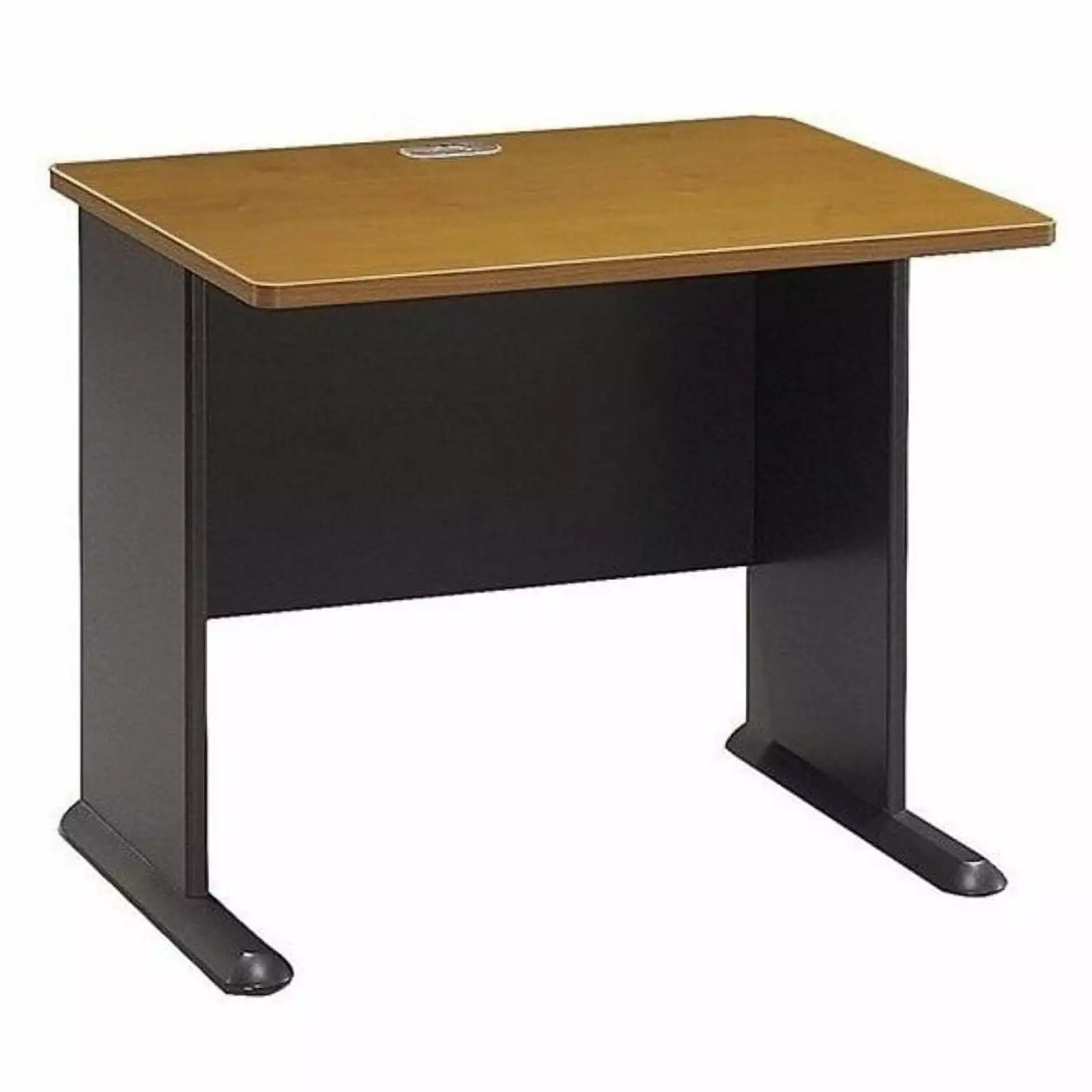 Bowery Hill 36 Desk Natural Cherry Compact Writing Desk