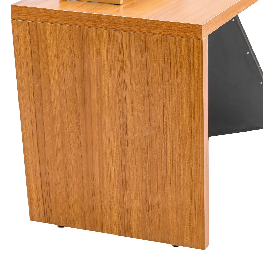 63 Inch Modern Executive Desk Rustic Industrial Wooden Writing Desk Study and Office bunny c furniture