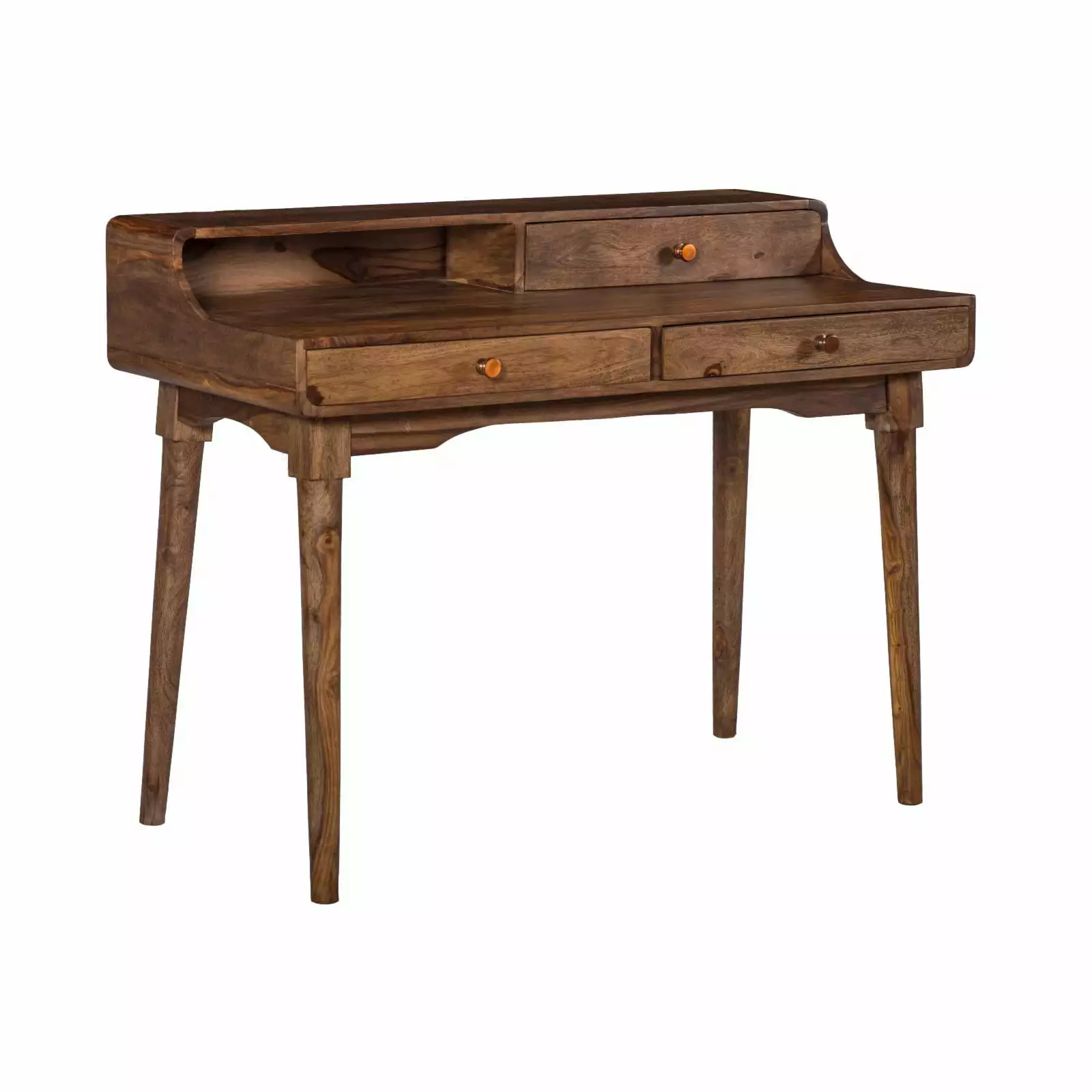 Coast To Coast Imports Brownstone 3-Drawers Writing Desk Classic Design