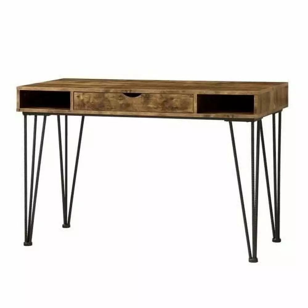 Coaster Company Writing Desk - Antique Nutmeg Dark Bronze Finish Traditional Desk