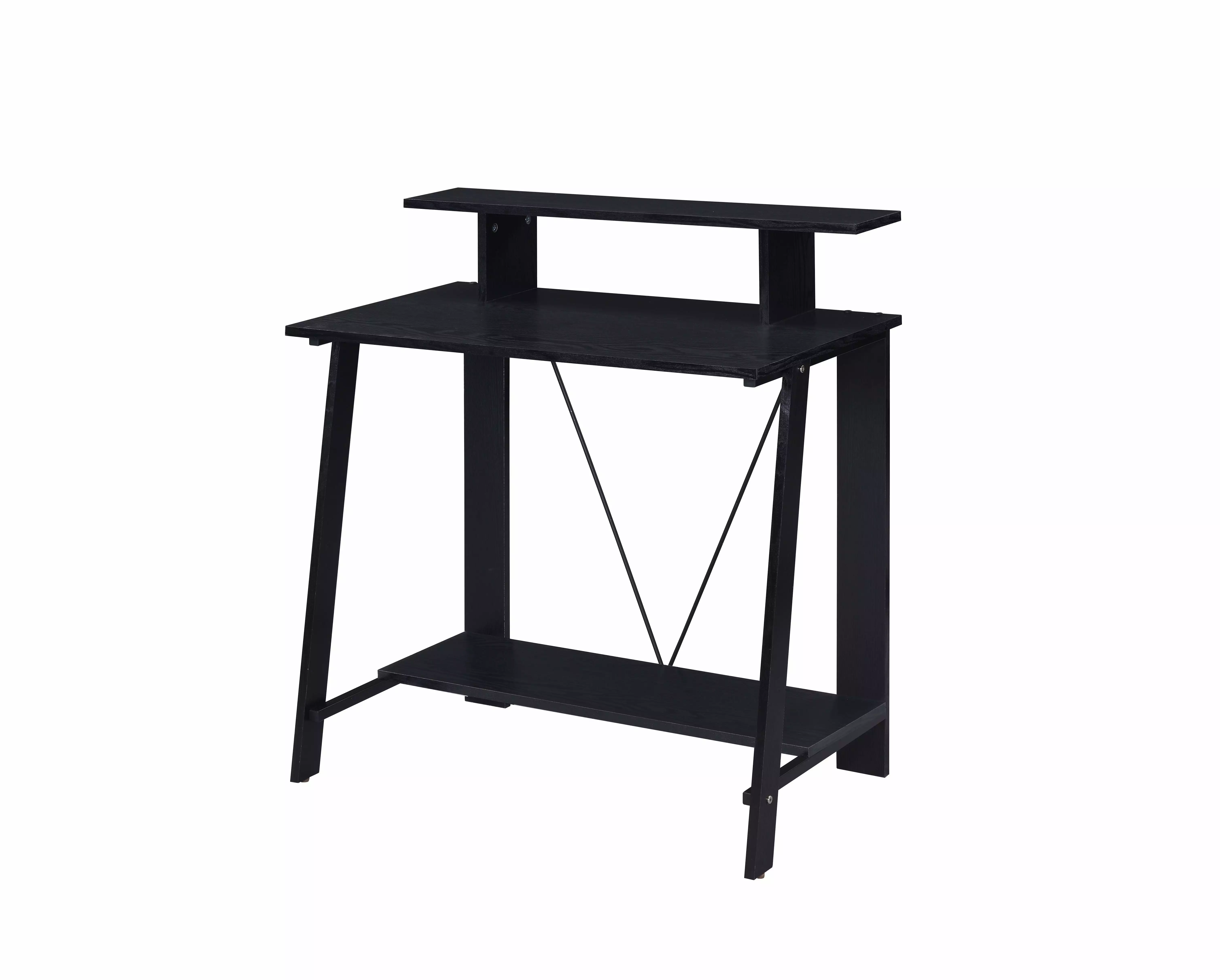 CoSoTower Nypho Writing Desk Black Finish 92734 Home Office Study