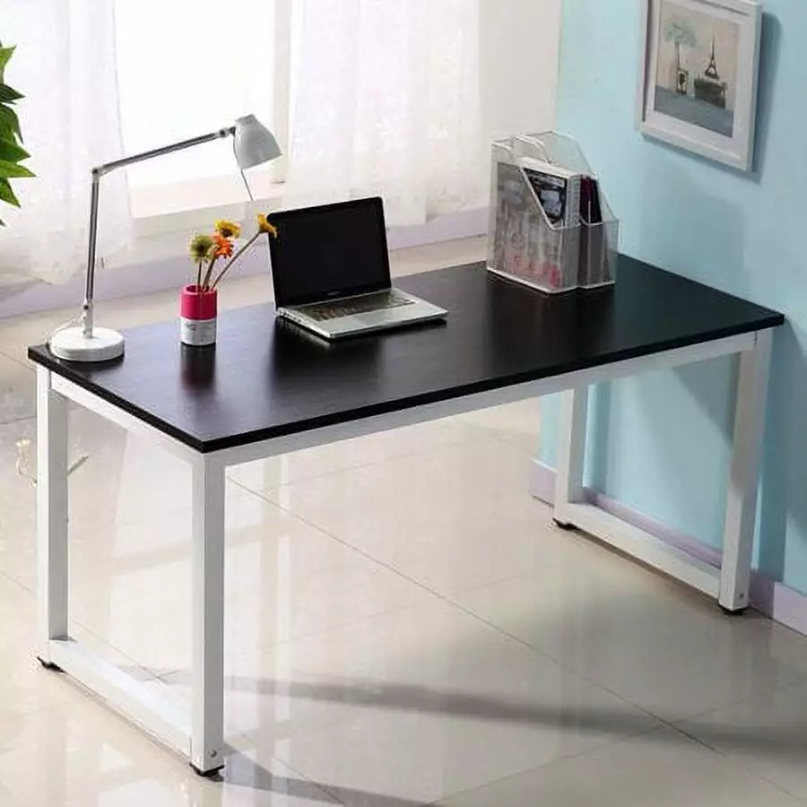 EasingRoom Computer Desk Wood PC Laptop Writing Table Workstation