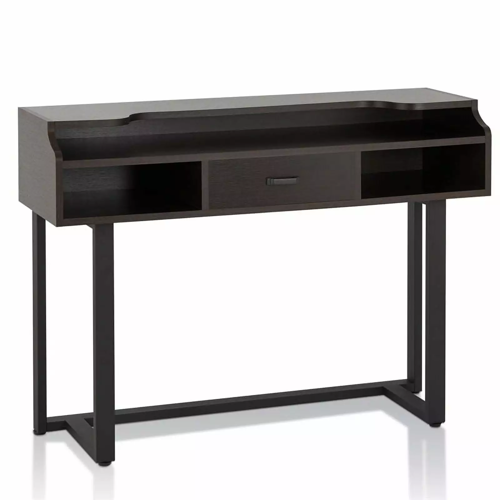 Furniture America Kernet Contemporary Wood 1-Drawer Writing Desk Espresso