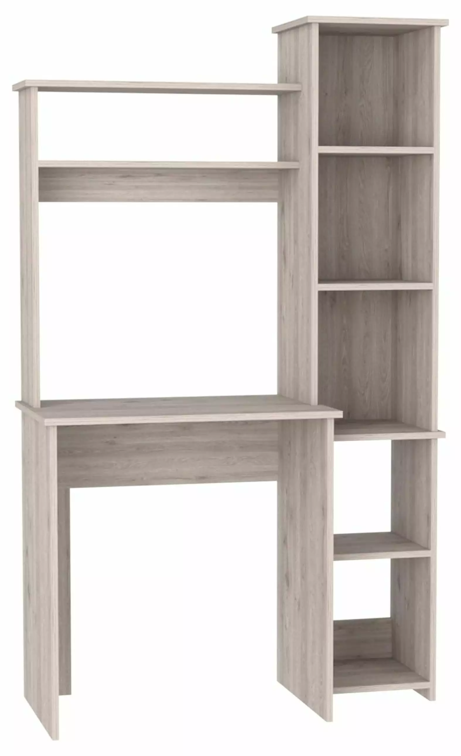 Killeryuki Versalles Writing Desk Two Superior Shelves Light Gray