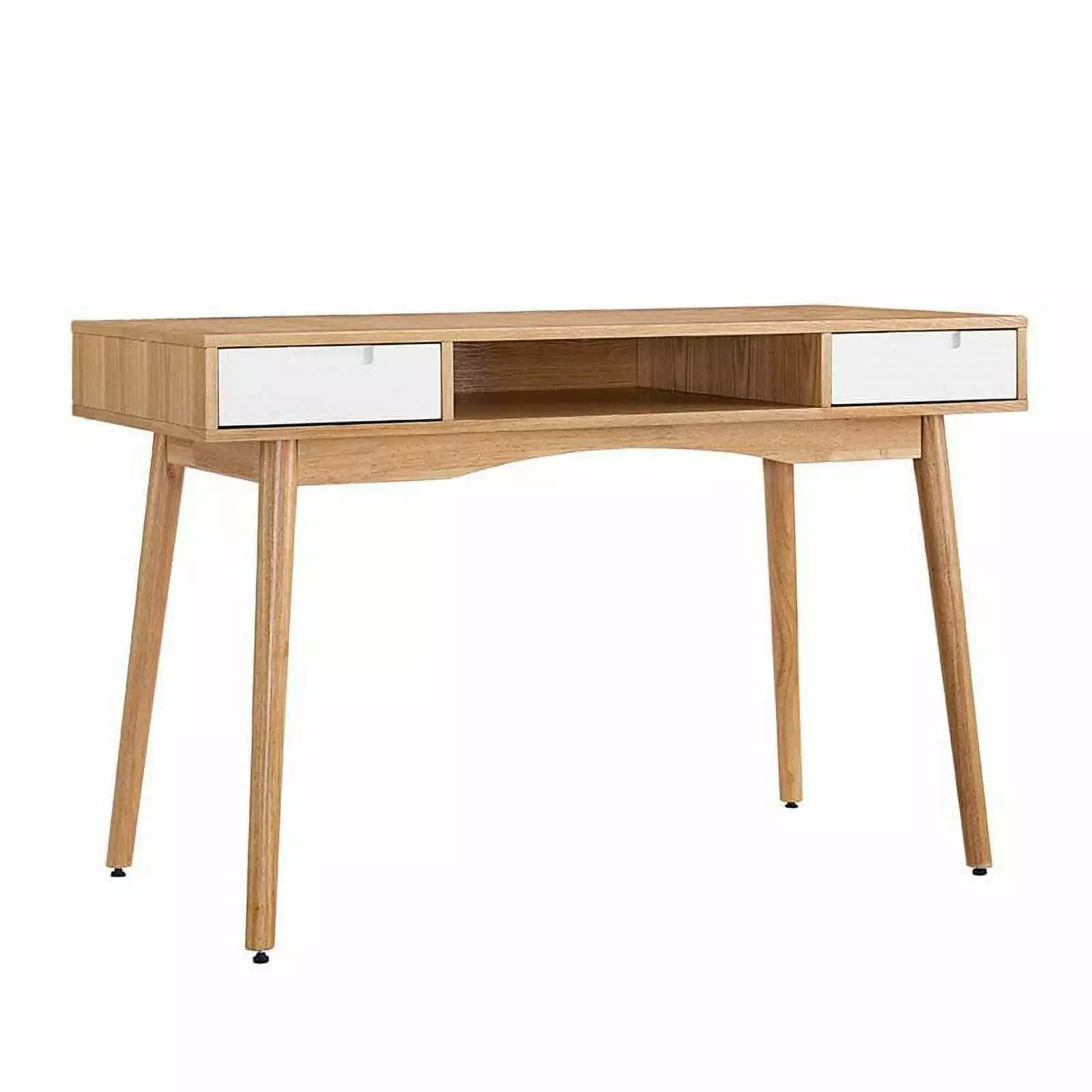 Kingfisher Lane Writing Desk Natural Wood Home Office Study Table