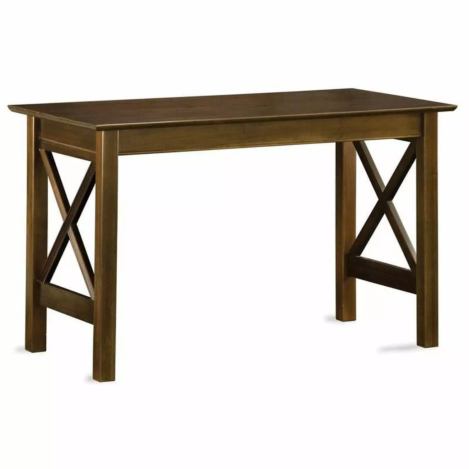 Leo & Lacey Walnut Writing Desk Solid Wood Home Office Desk