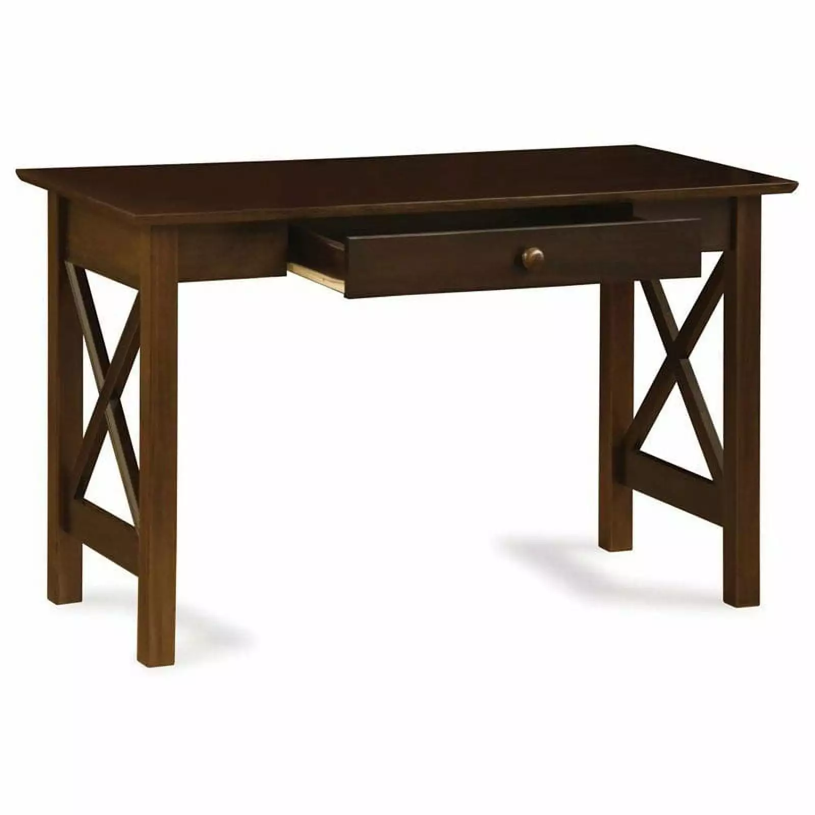 Leo & Lacey Writing Desk Walnut Modern Home Office Furniture
