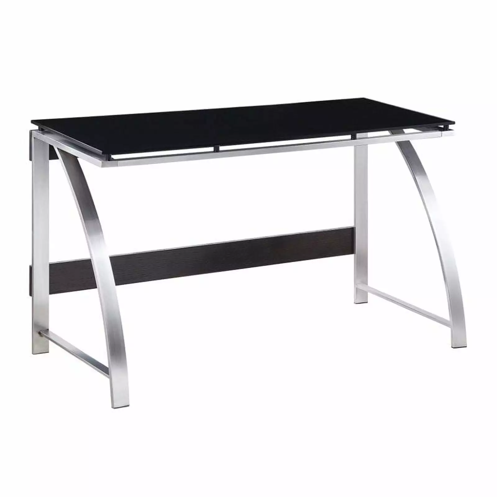 Lexicon Tioga Glass Top Writing Desk Espresso - Modern Home Office Furniture