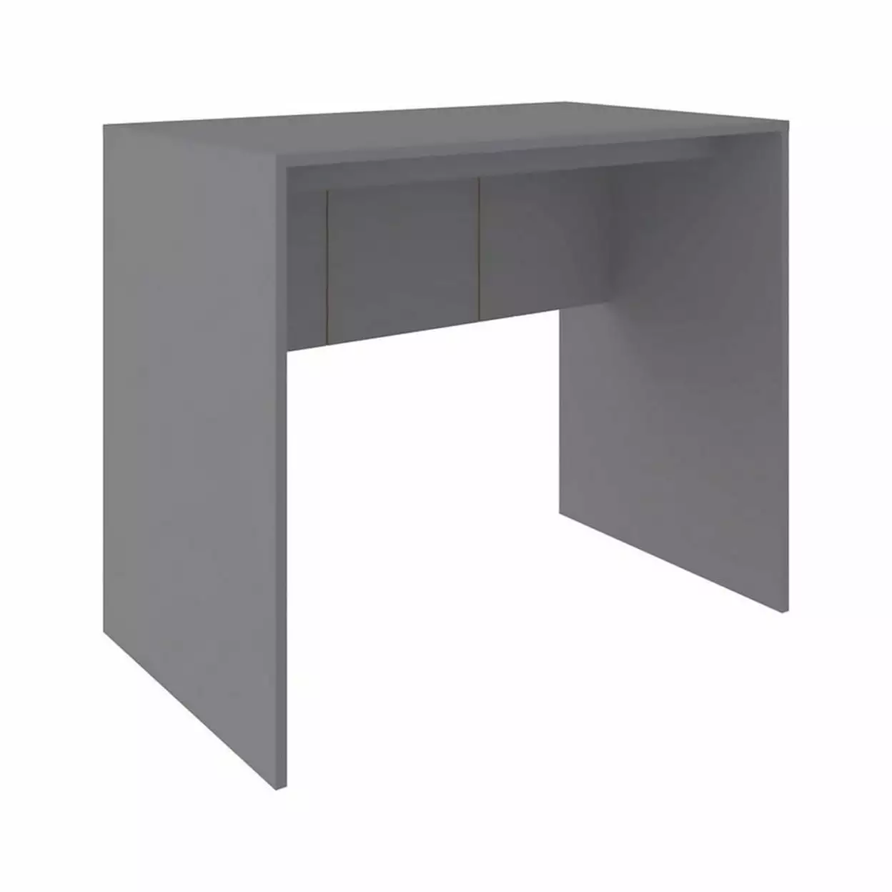 Cornelia 35.54 Desk Grey Modern Home Office Writing Table Manhattan Comfort