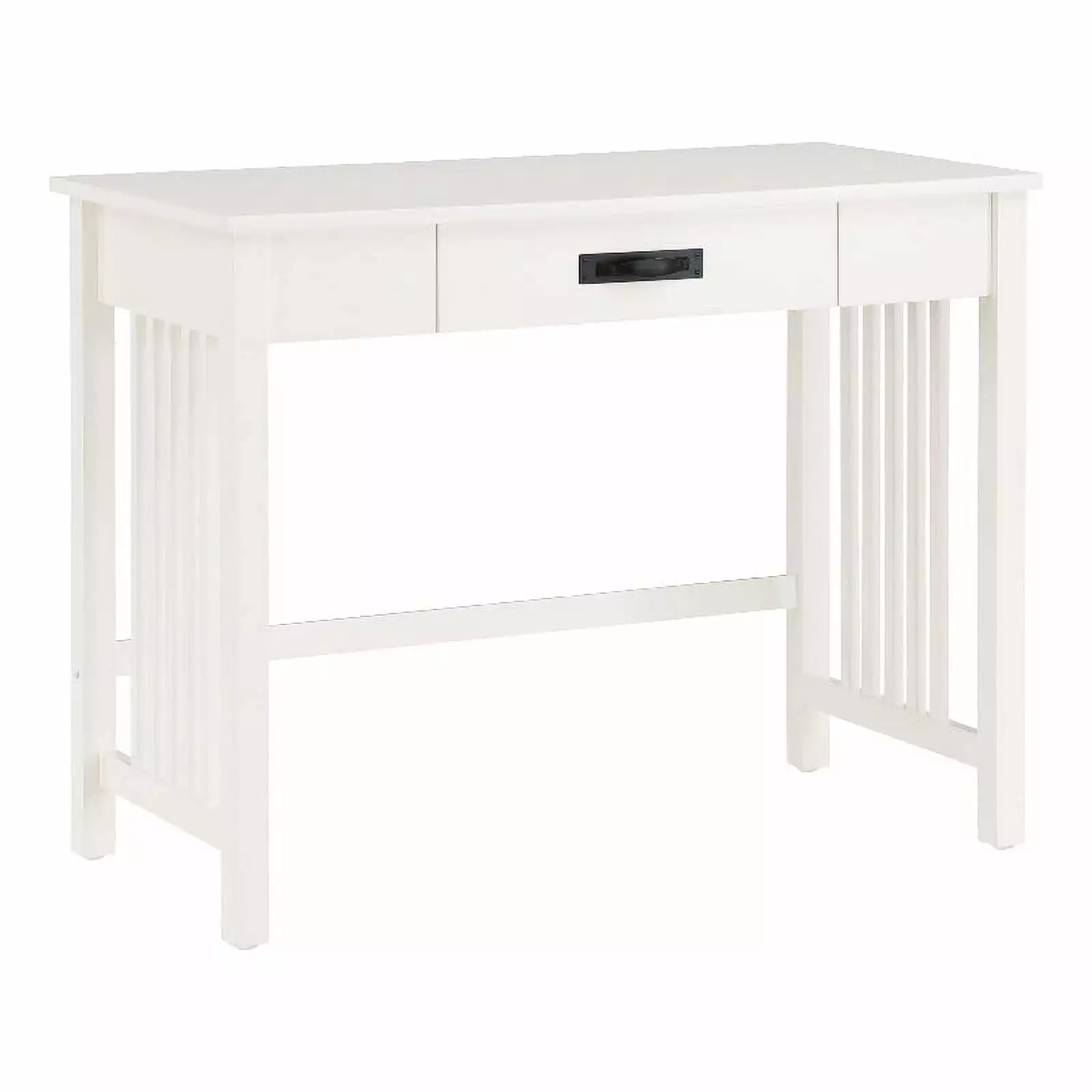 Sierra Writing Desk Engineered Wood White Finish Pull-Out Drawer OSP Home Furnishings
