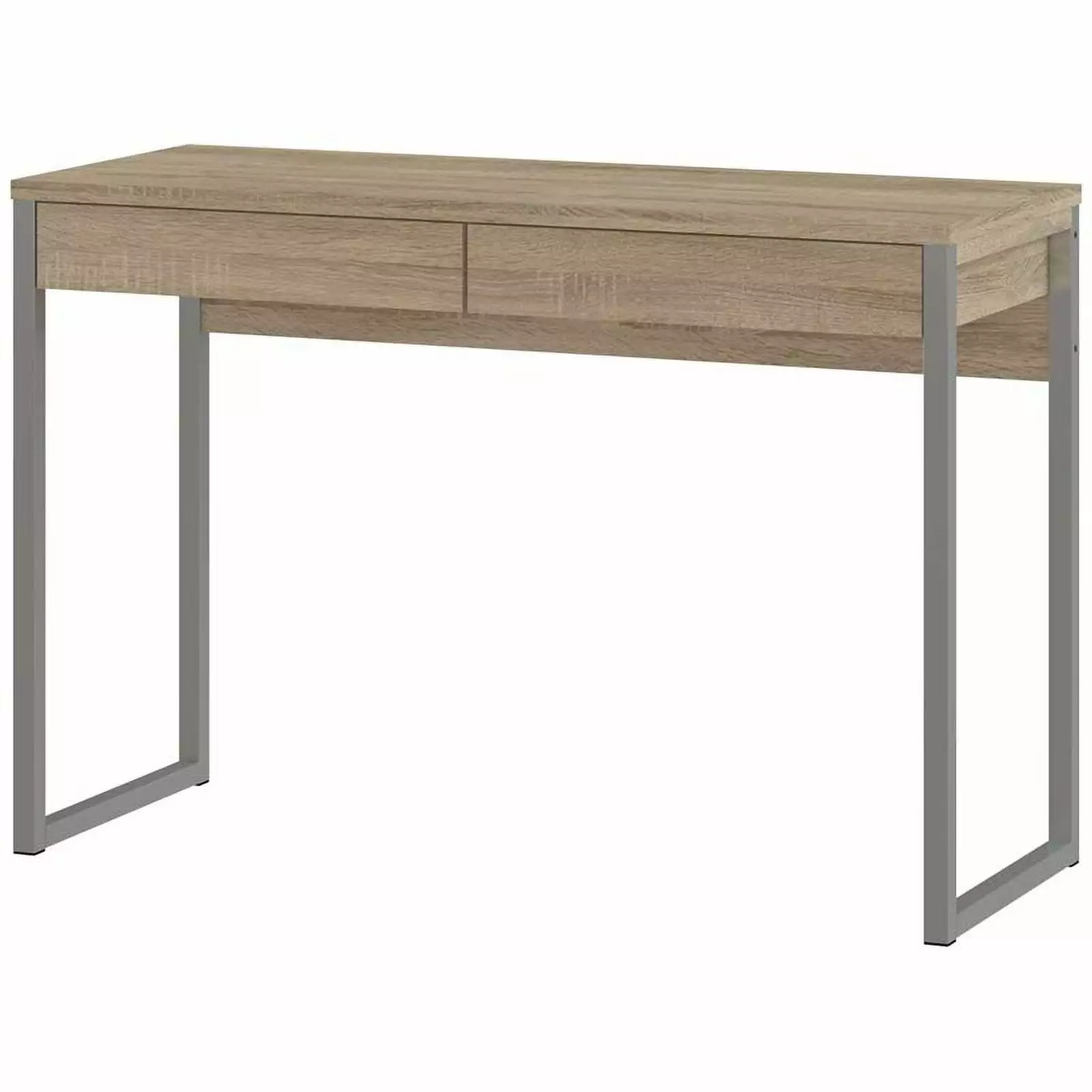 Pemberly Row 2 Drawer Writing Desk Oak Home Office Furniture