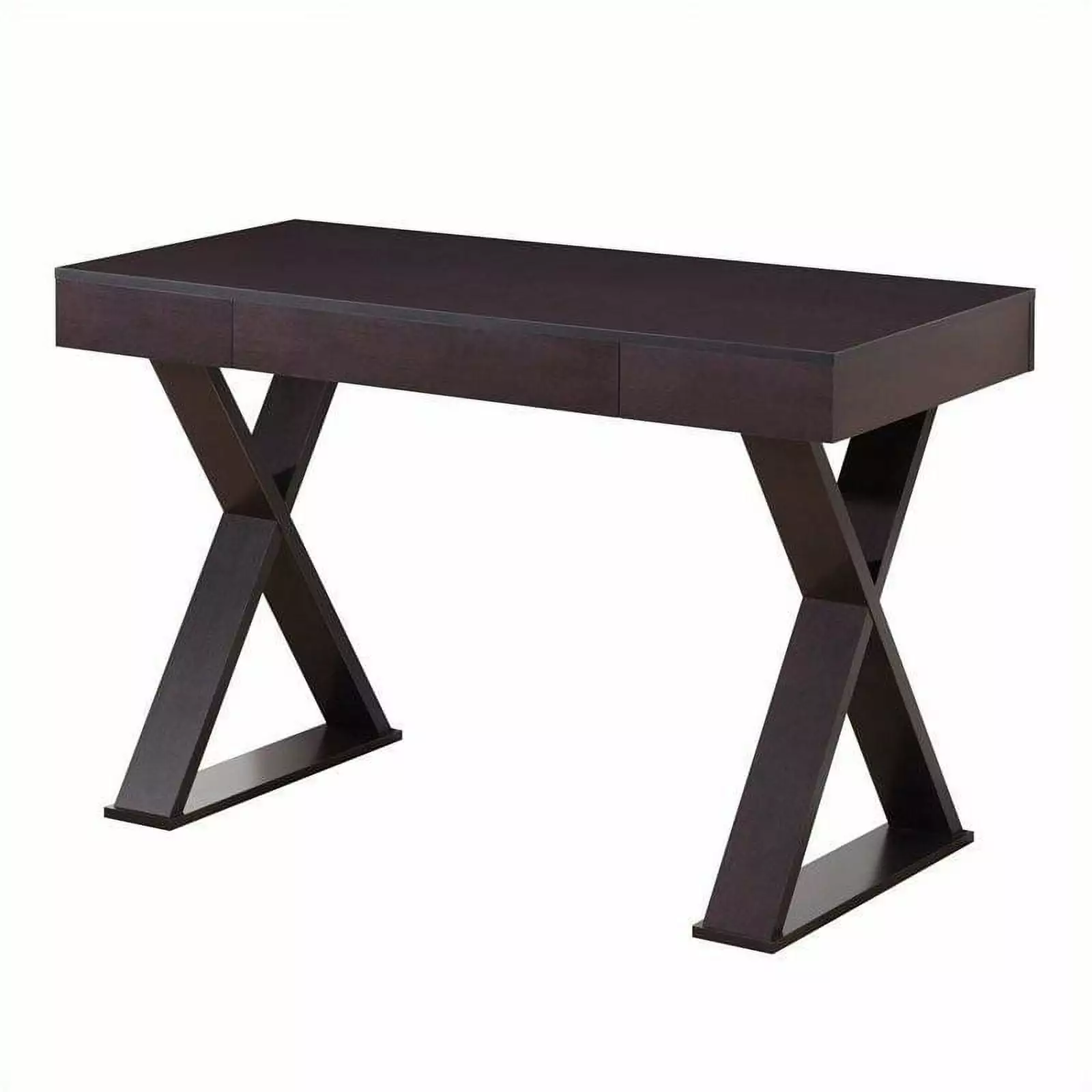 Pemberly Row Trendy Desk Drawer Espresso