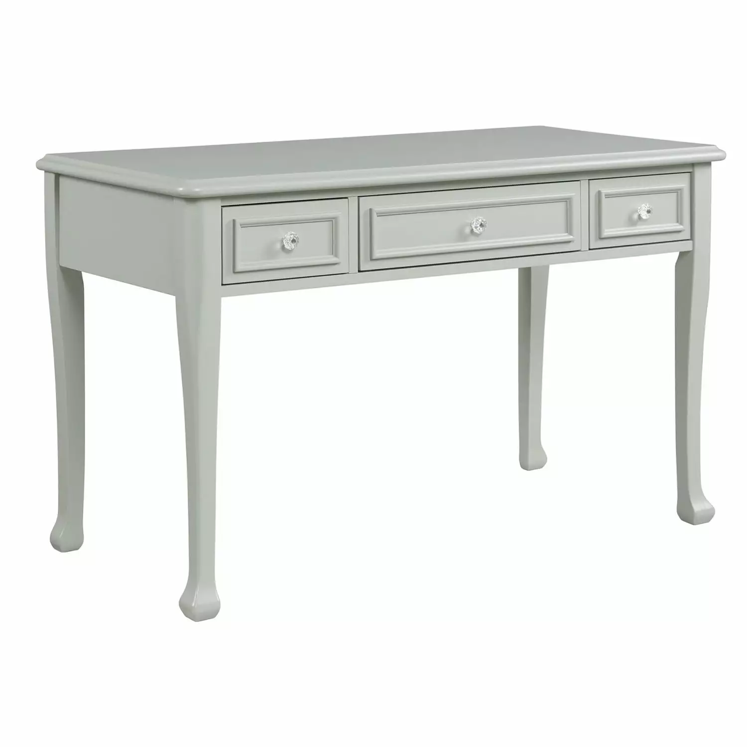 Picket House Furnishings Jenna 3 Drawer Writing Desk Grey
