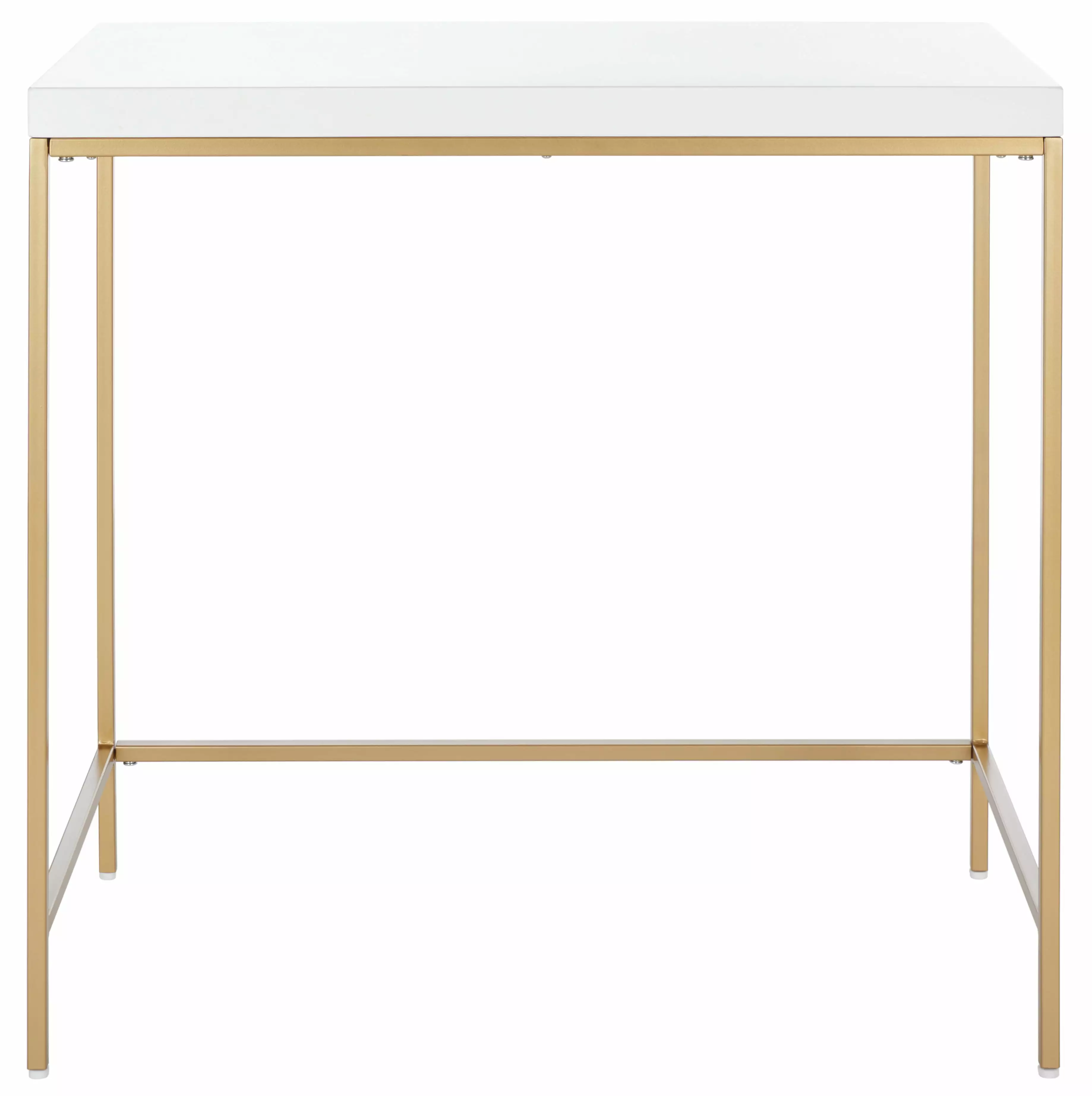 SAFAVIEH Cass Scandinavian Wood Writing Desk White Gold