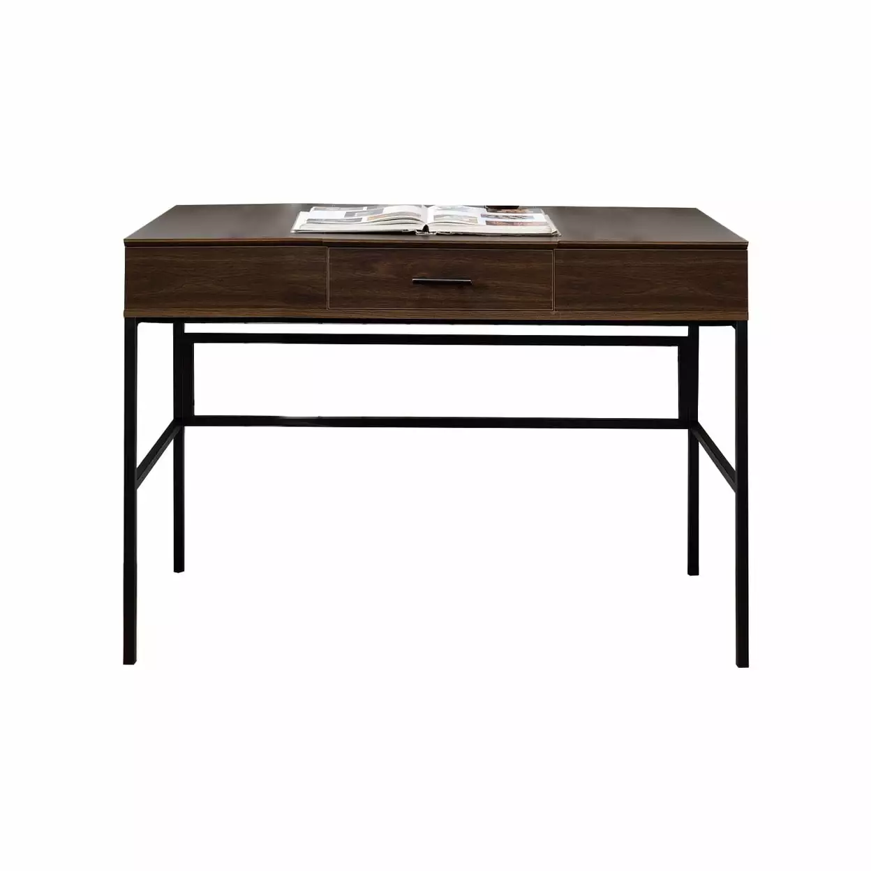 Saltoro Sherpi Writing Desk Lift Top Storage and USB Plugin Brown
