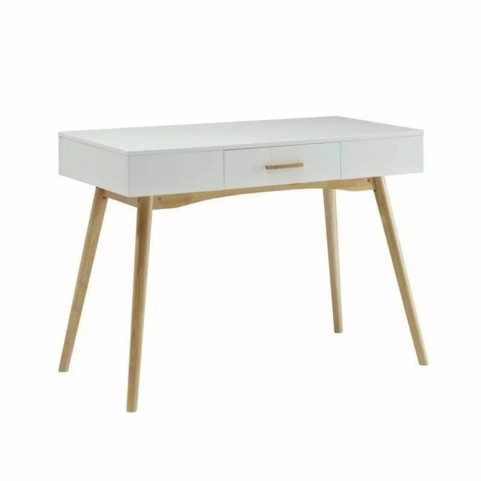 Scranton & Co 1 Drawer Desk White Home Office Writing Desk