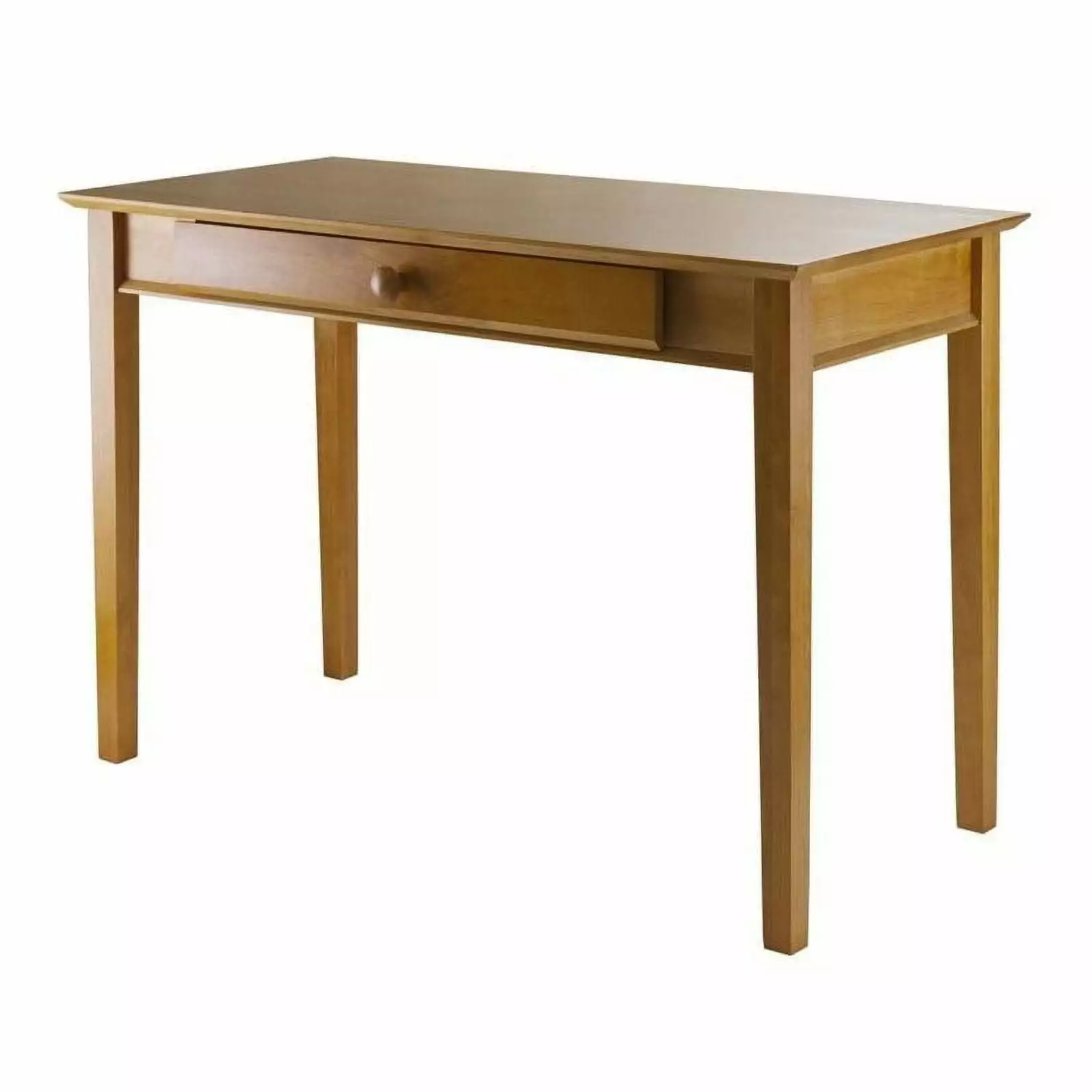 Scranton & Co Transitional Solid Wood Writing Desk Honey Pine