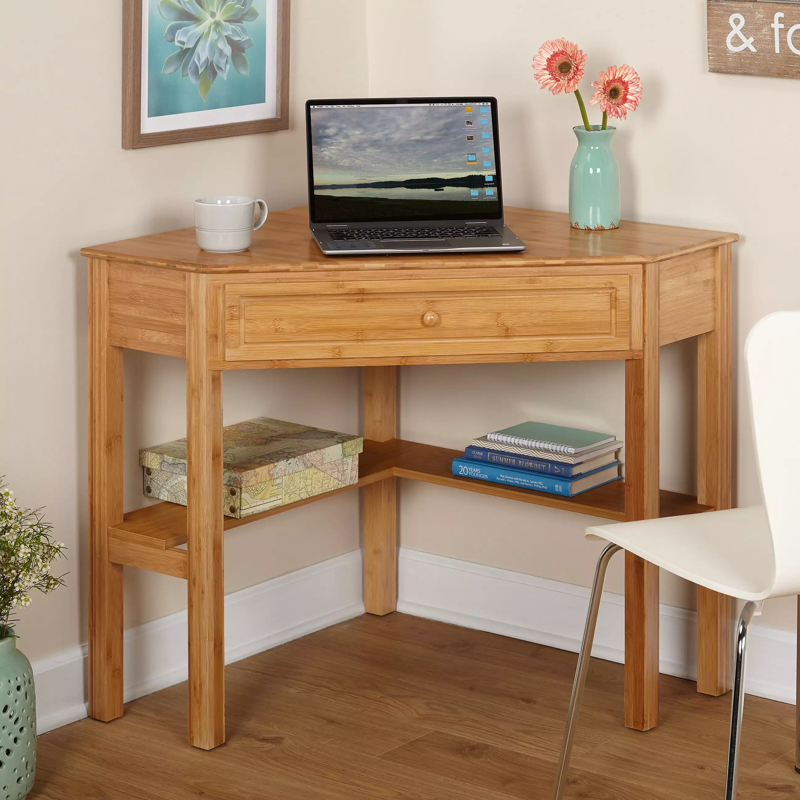 Bamboo Corner Writing Desk TMS