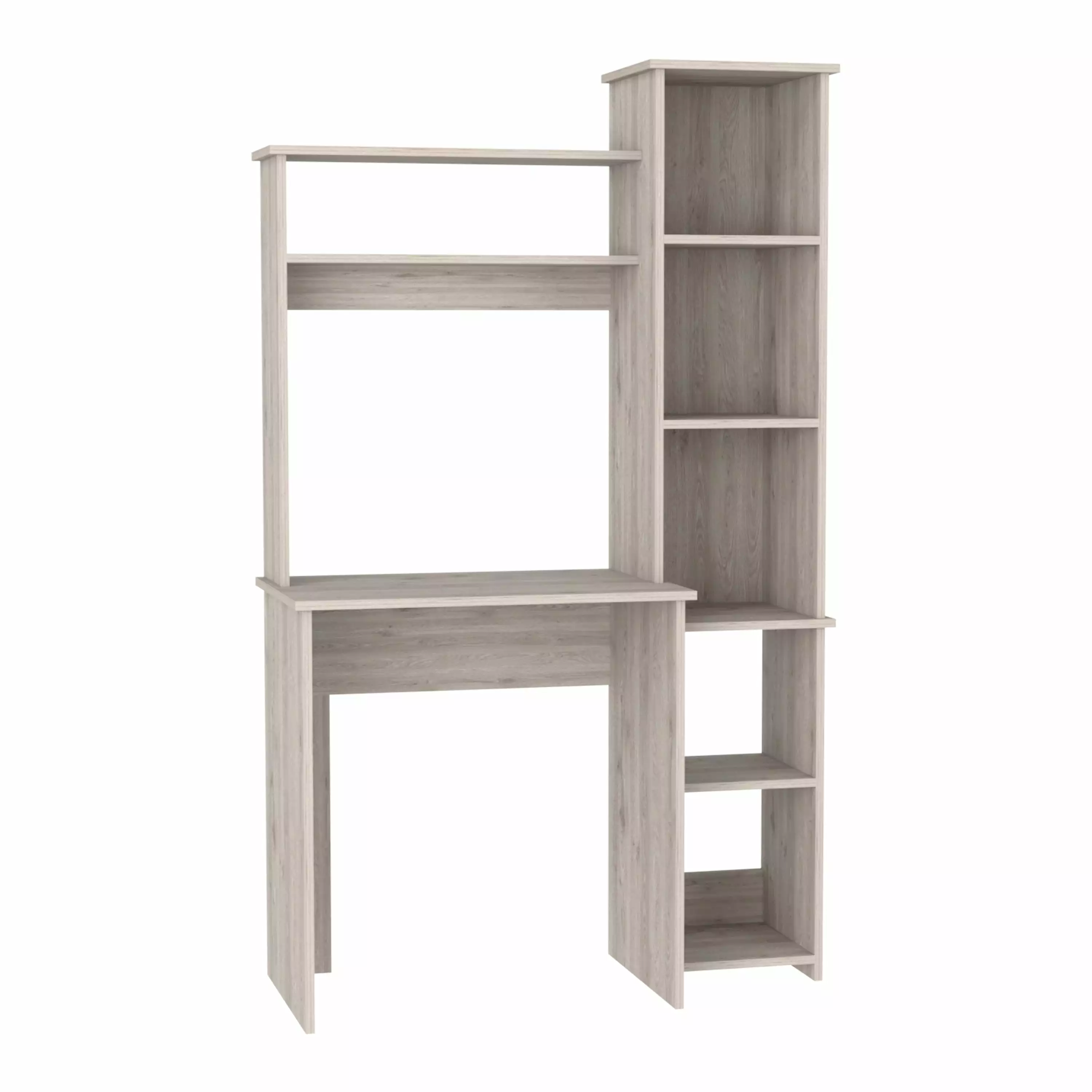 Versalles Writing Desk Two Superior Shelves and Bookshelf Home Office TUHOME