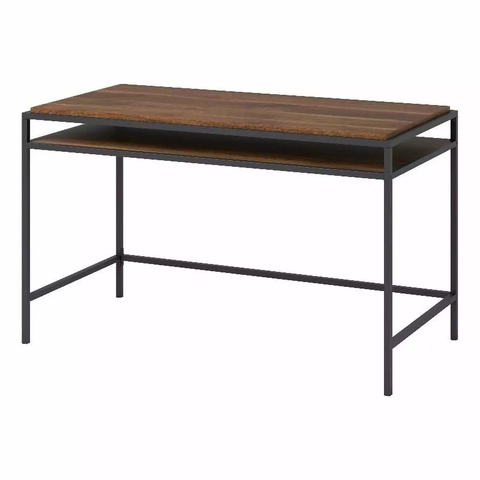 UrbanPro Modern Engineered Wood Writing Desk Grand Walnut - Sleek Home Office Desk