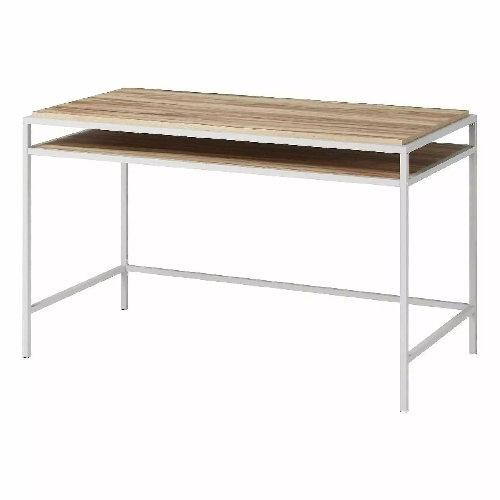 UrbanPro Modern Engineered Wood Writing Desk Kiln Acacia Brown - Sleek Home Office Desk