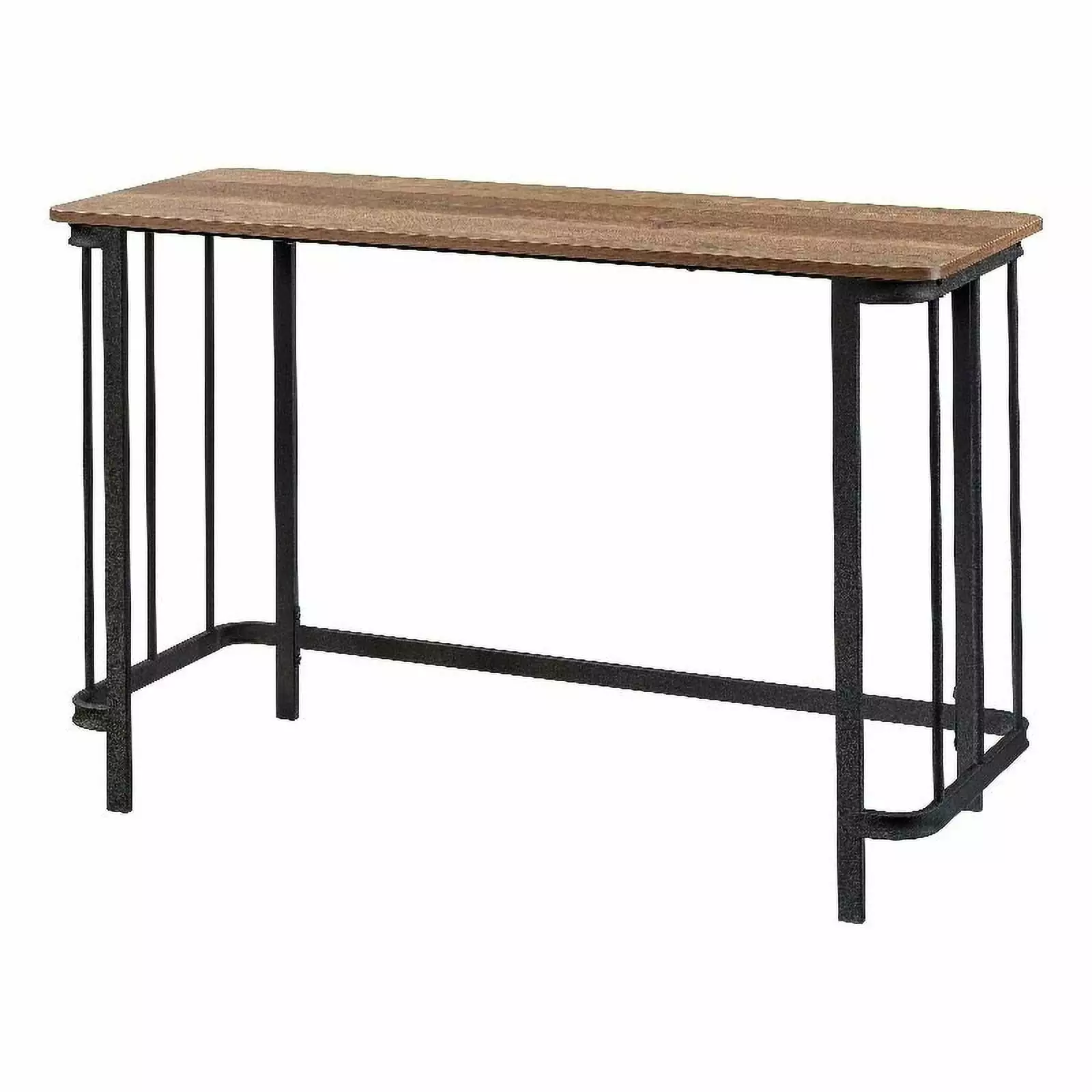 UrbanPro Modern Etched Oak Finish Engineered Wood Writing Desk