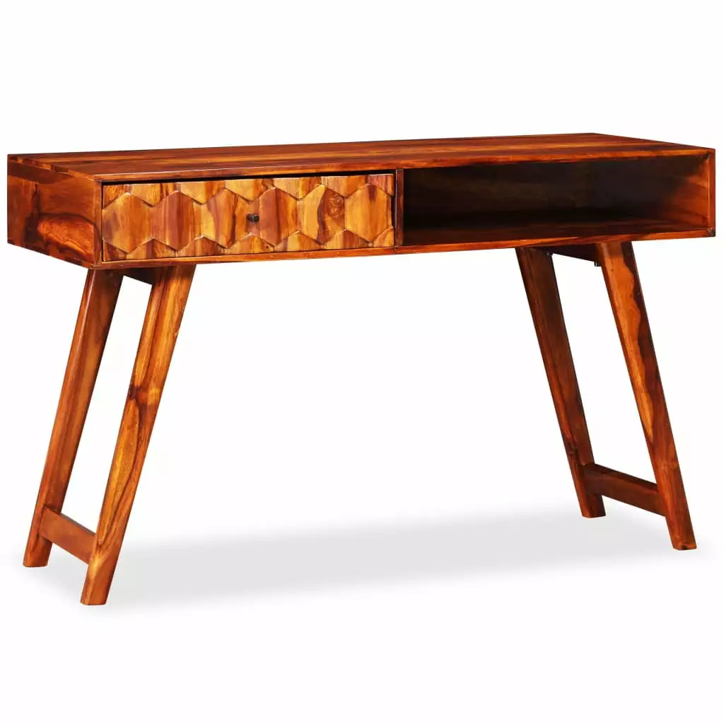 vidaXL Solid Sheesham Wood Writing Table 46.5x19.7x29.9